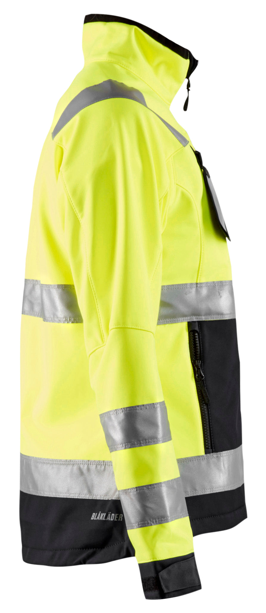 Blåkläder 4902 Dame High Vis Softshell Jakke produktfoto til broderi