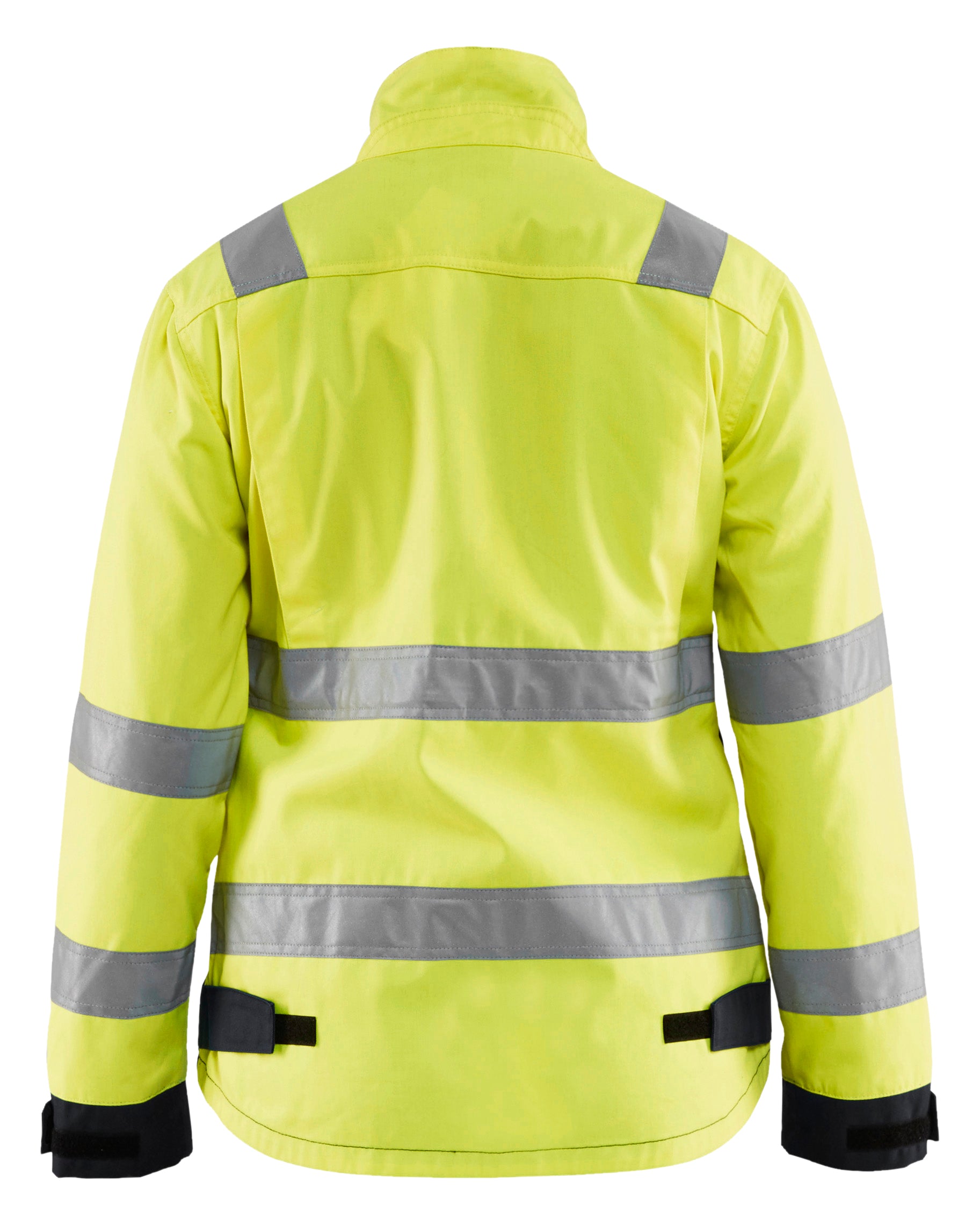 Blåkläder 4903 Dame High Vis Jakke nærbillede med logo