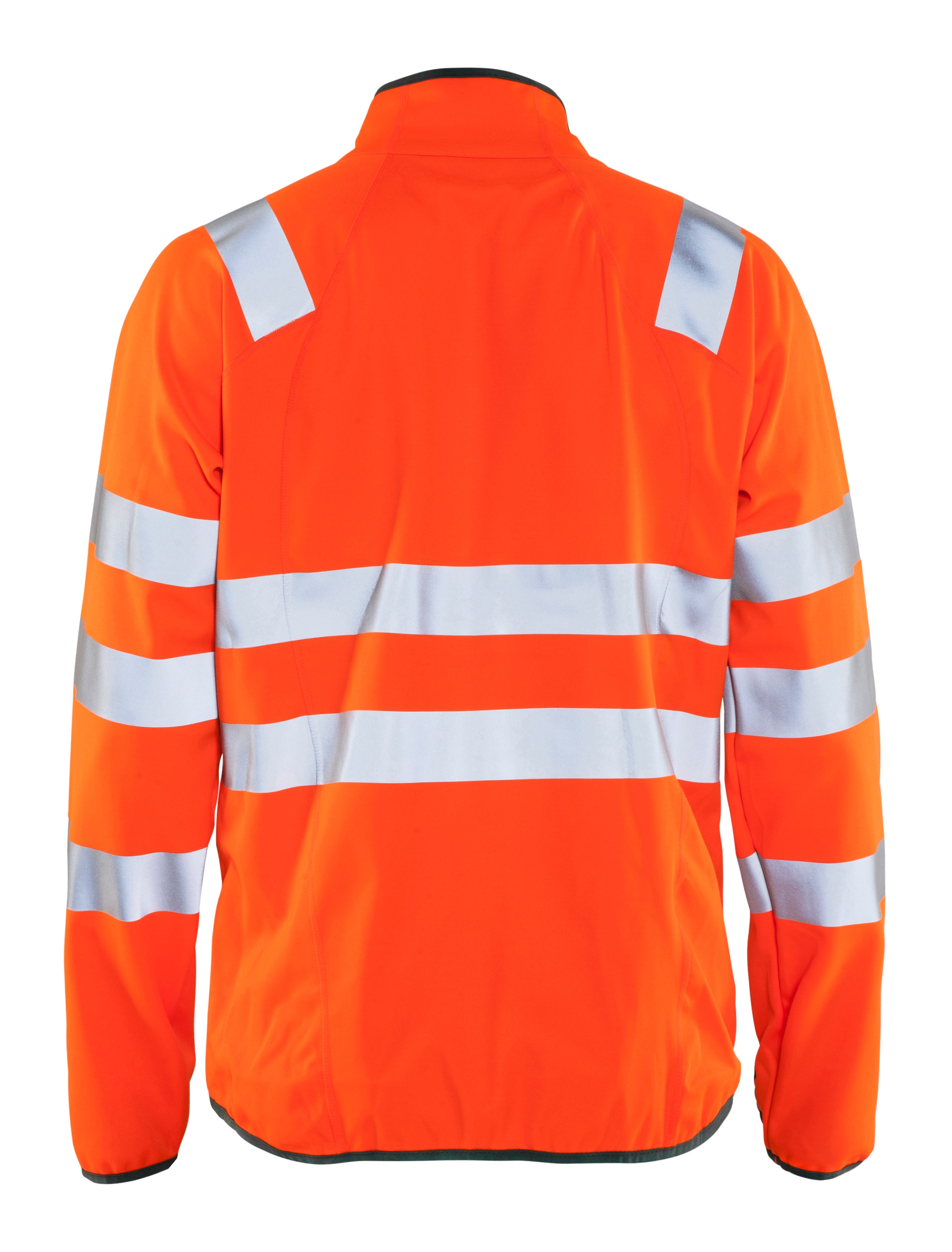 Blåkläder 4906 High Vis Softshell Jakke nærbillede med logo