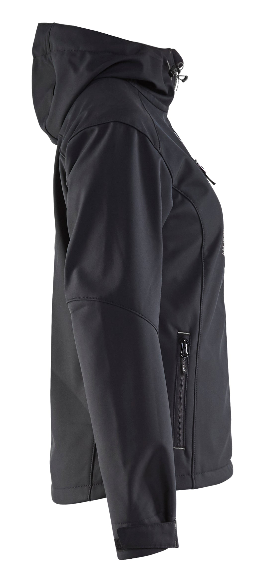 Blåkläder 4919 Dame Softshell Jakke detalje til broderi