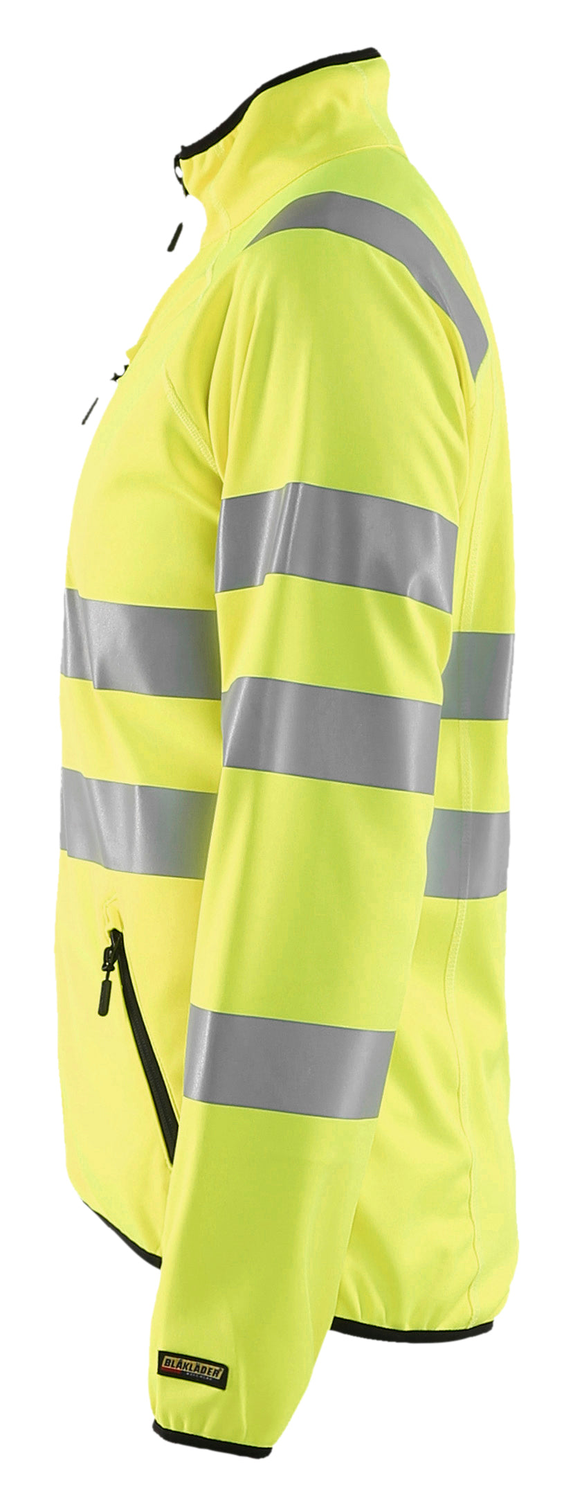 Blåkläder 4926 Dame High Vis Softshell Jakke produktfoto med tryk