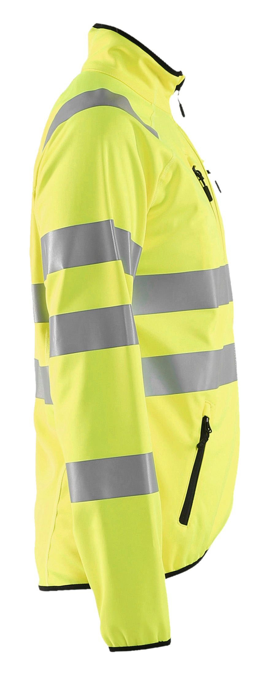 Blåkläder 4926 Dame High Vis Softshell Jakke detalje til broderi