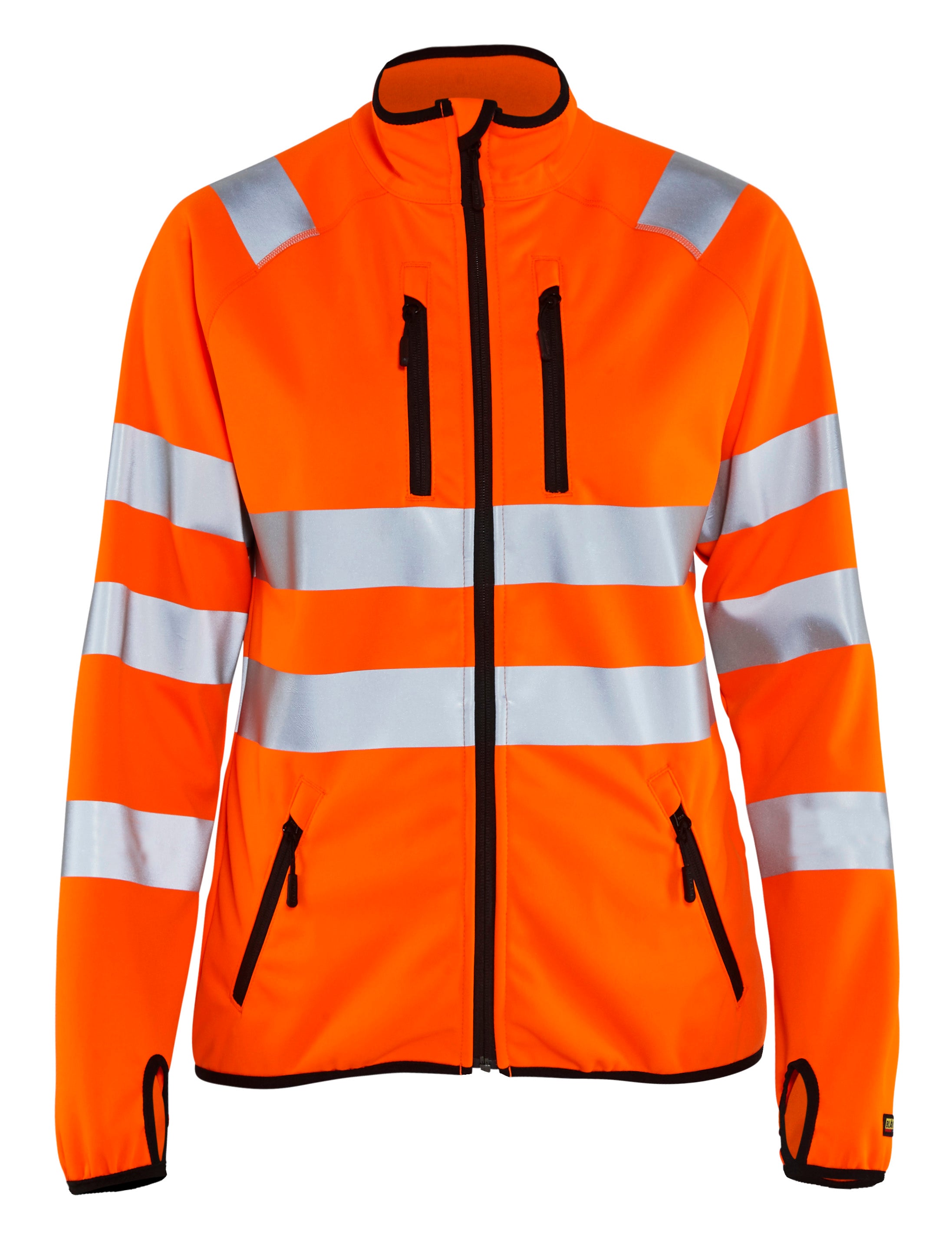 Blåkläder 4926 Dame High Vis Softshell Jakke materiale med firmalogo