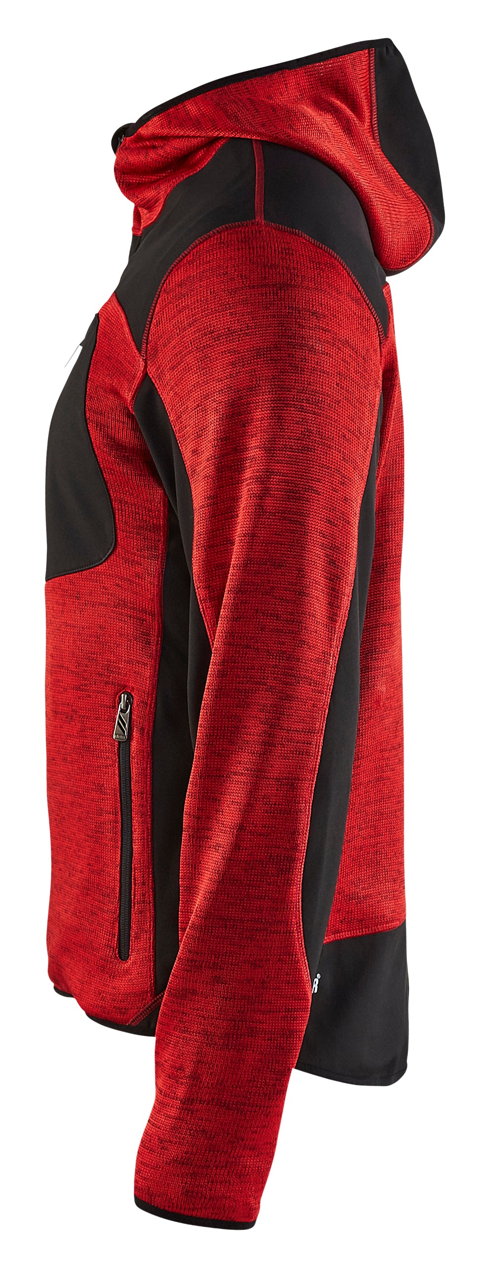 Blåkläder 4930 Strikket jakke med softshell materiale med tryk