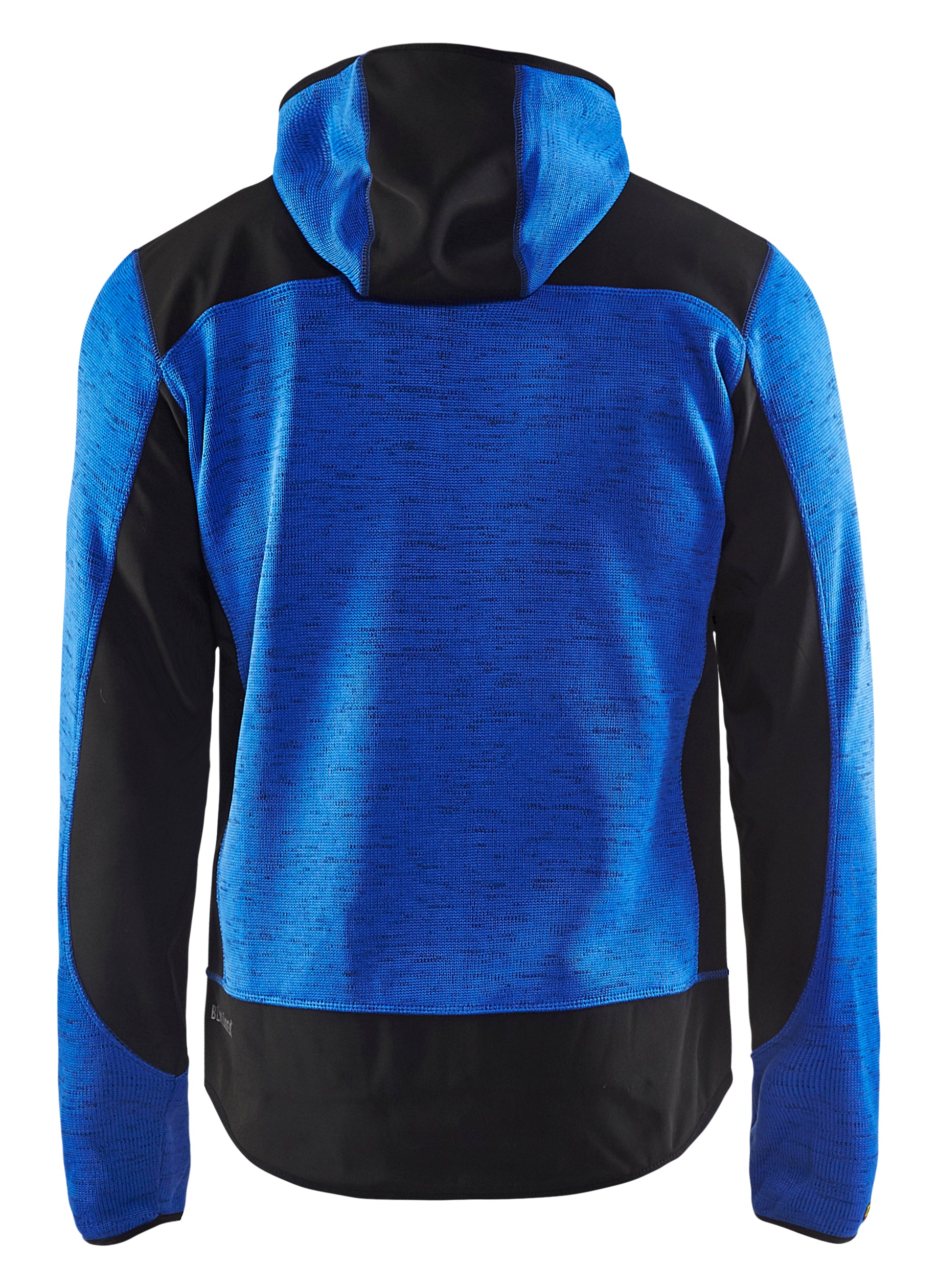 Blåkläder 4930 Strikket jakke med softshell produktfoto med logo