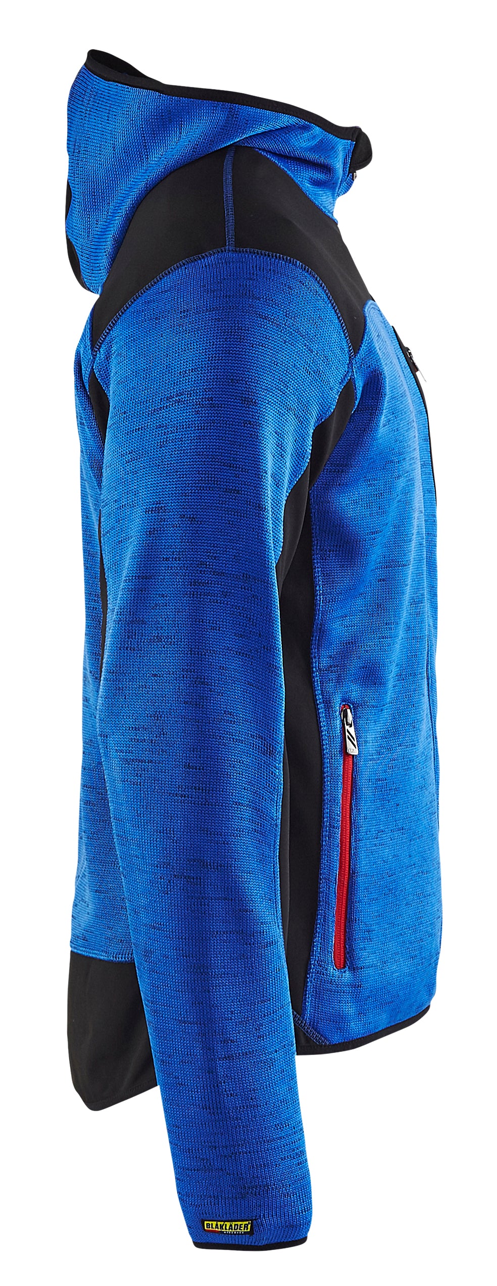 Blåkläder 4930 Strikket jakke med softshell materiale til broderi