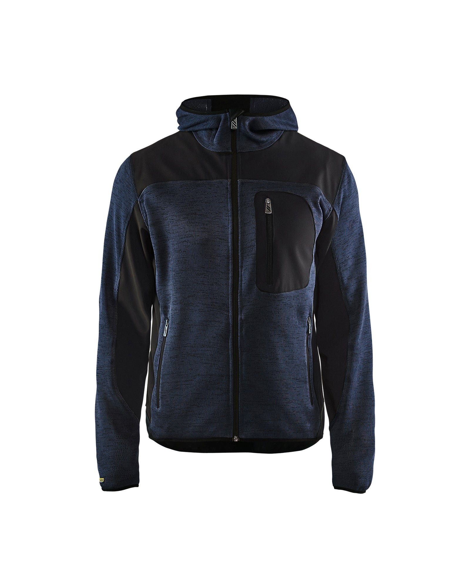 Blåkläder Strikket jakke med softshell
