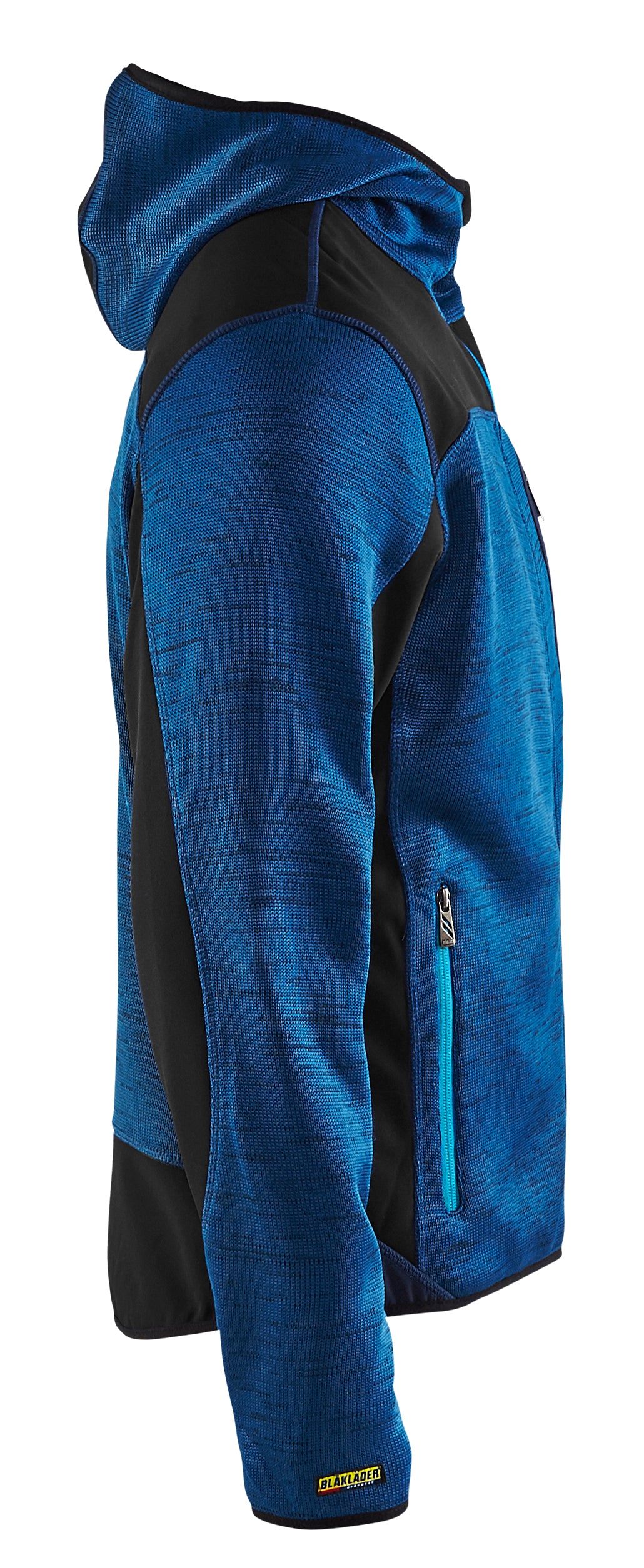 Blåkläder 4930 Strikket jakke med softshell produktfoto til broderi