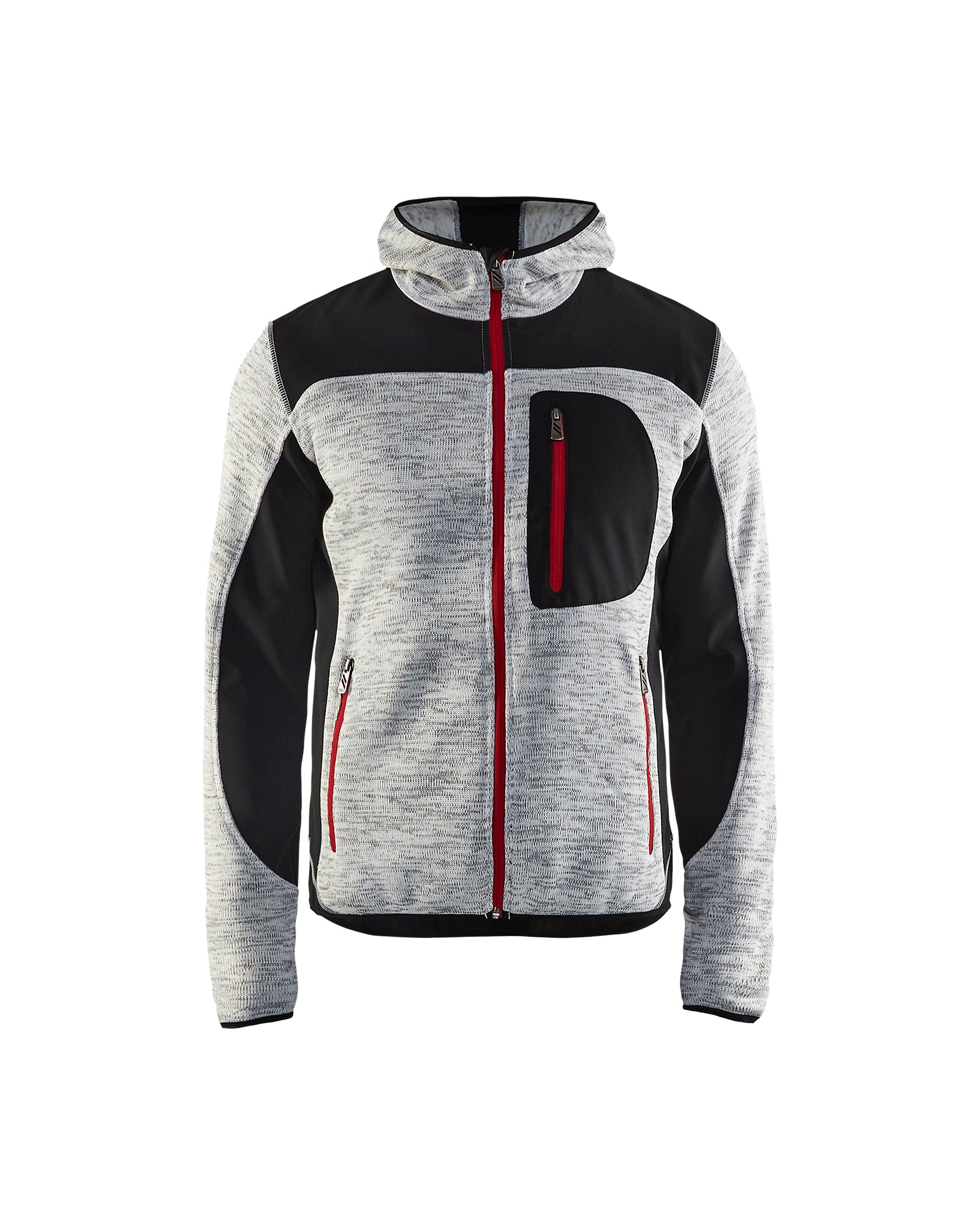 Blåkläder Strikket jakke med softshell