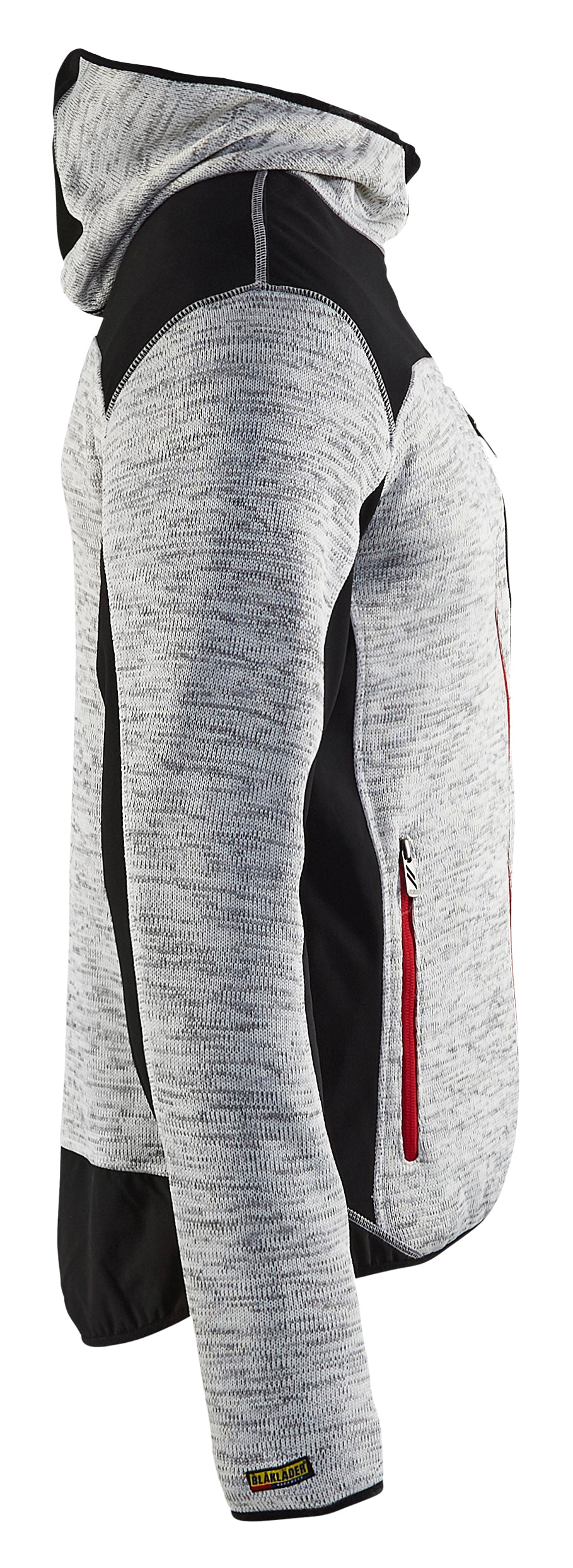 Blåkläder 4930 Strikket jakke med softshell produktbillede til broderi