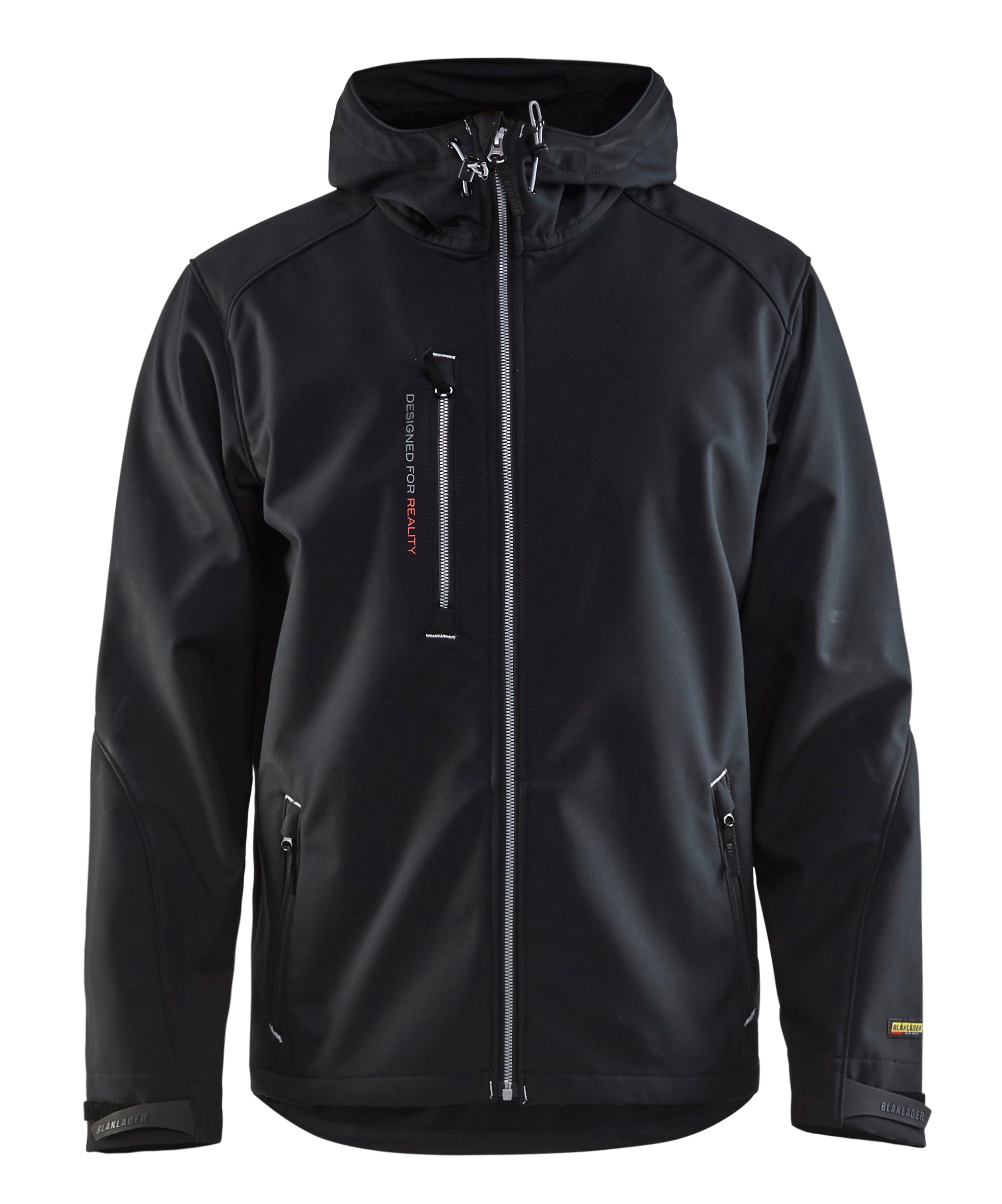 Blåkläder 4949 Softshell Jakke med hætte produktfoto med firmalogo