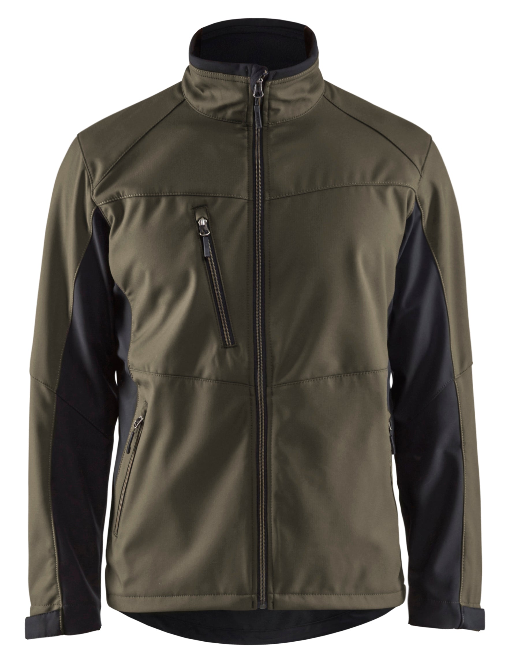 Blåkläder 4950 Softshell Jakke materiale med firmalogo