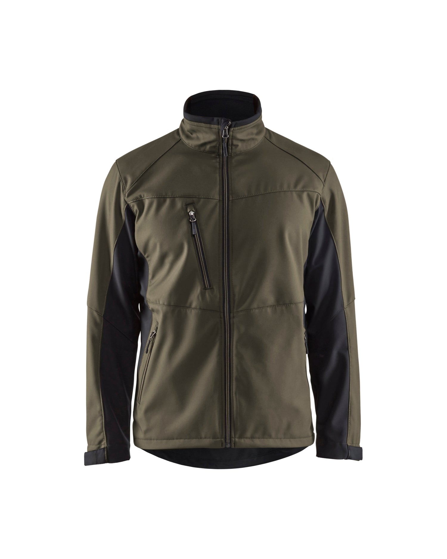 Blåkläder 4950 Softshell Jakke, Olivengrøn/Sort