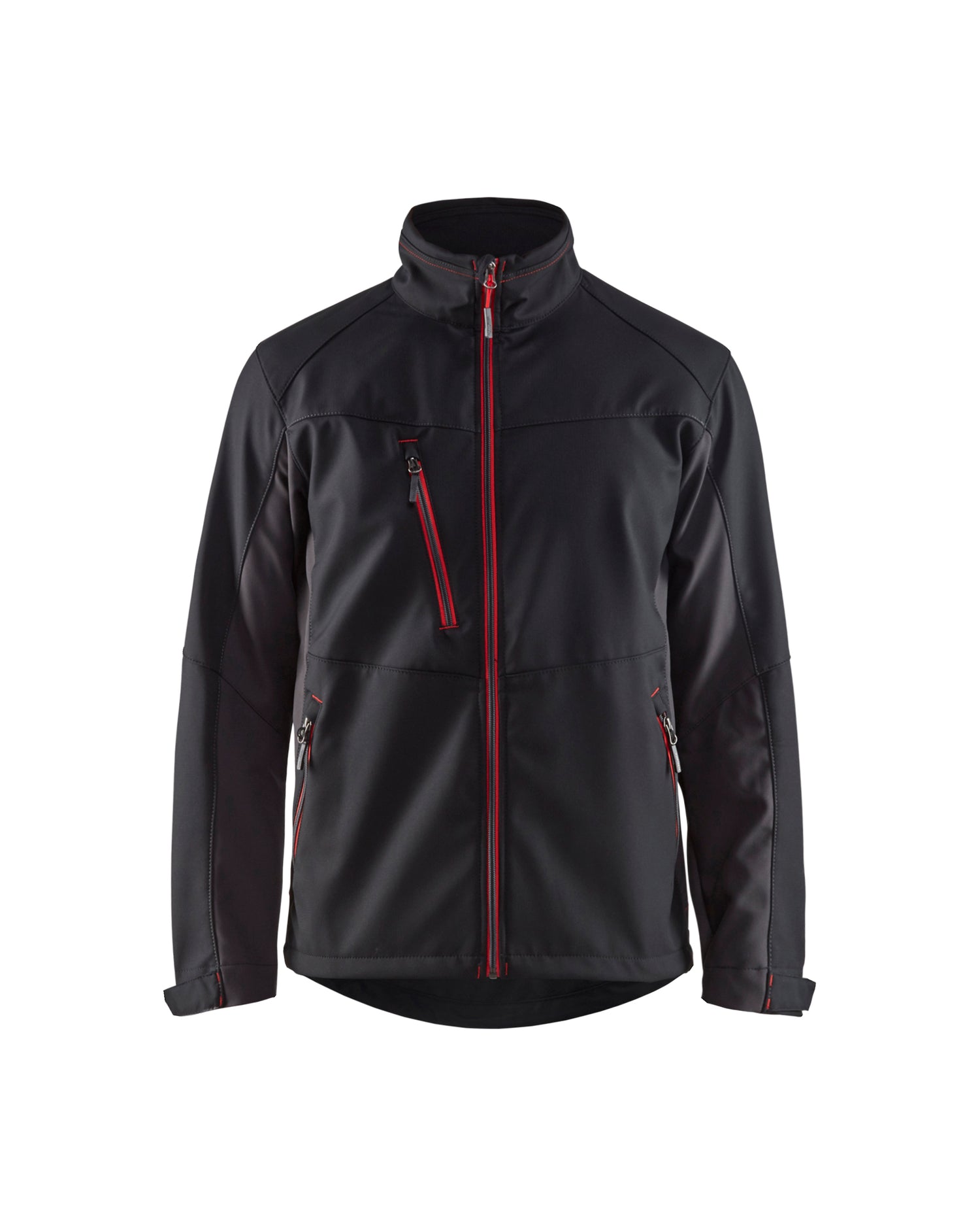Blåkläder 4950 Softshell Jakke, Sort/Rød