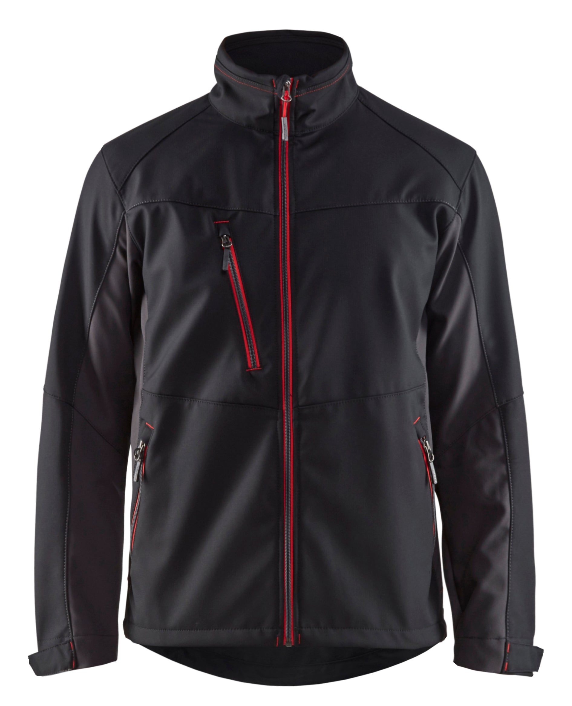 Blåkläder 4950 Softshell Jakke materiale med tryk