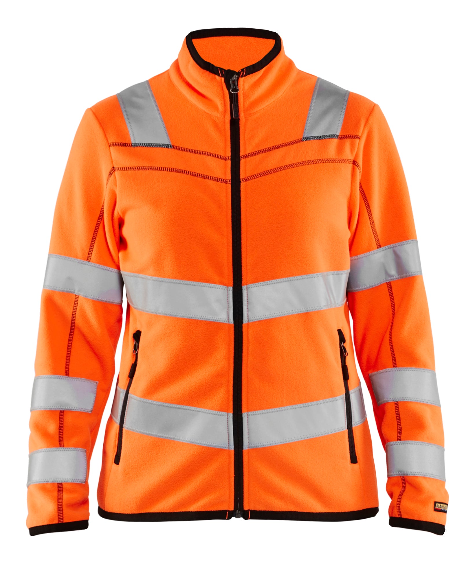 Blåkläder 4966 Dame High Vis Microfleece Jakke materiale med firmalogo