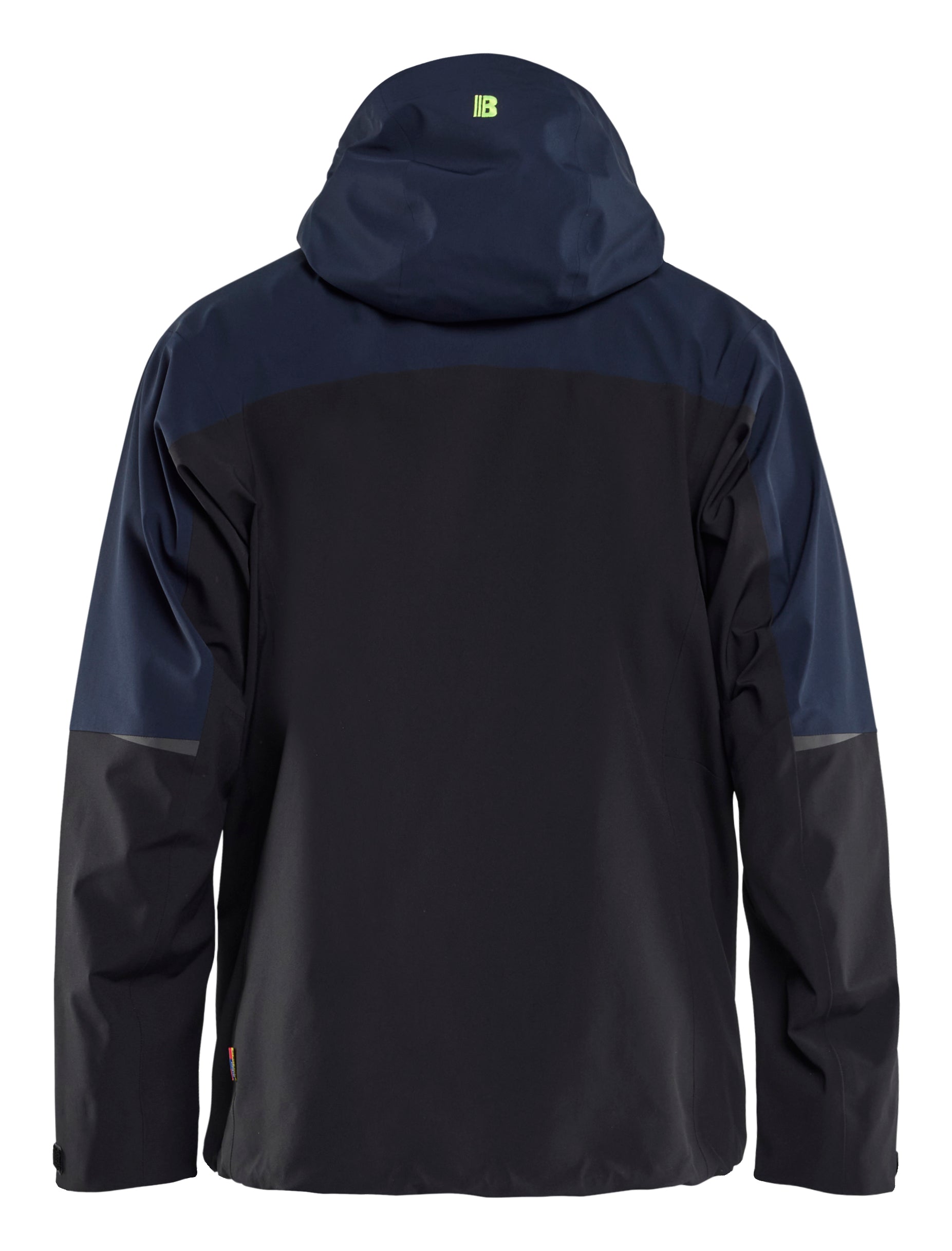 Blåkläder 4980 Striker Skaljakke 4-vejs Stretch detalje med logo