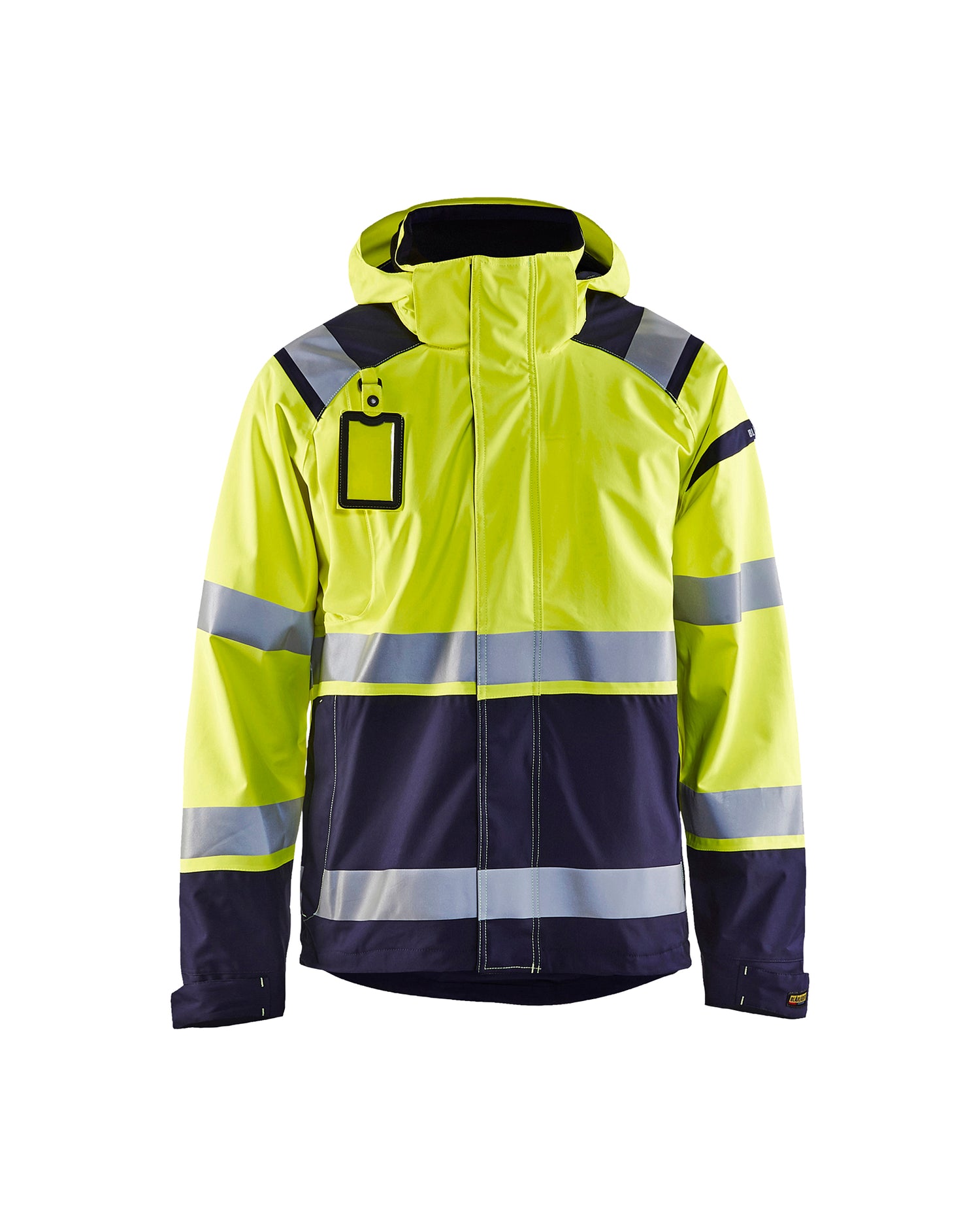 Blåkläder 4987 High Vis Skaljakke, High Vis Gul/Marineblå