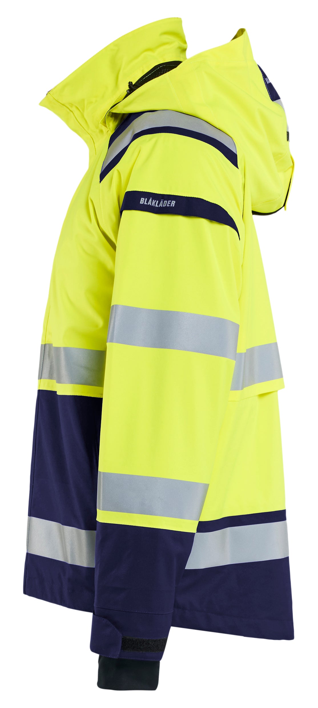 Blåkläder 4987 High Vis Skaljakke produktfoto med tryk
