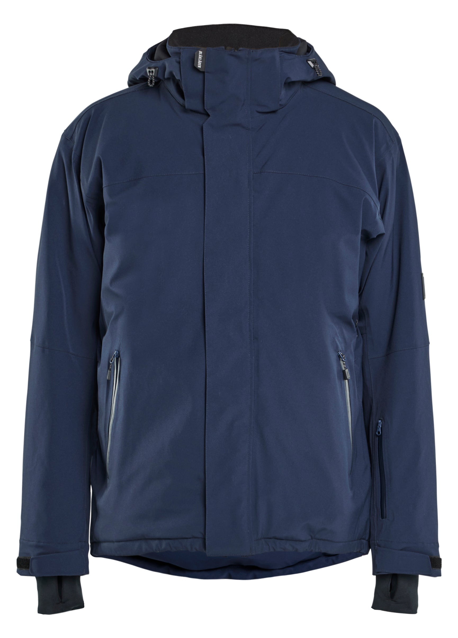 Blåkläder 4991 Striker Vinterjakke 4-vejs Stretch detalje med firmalogo