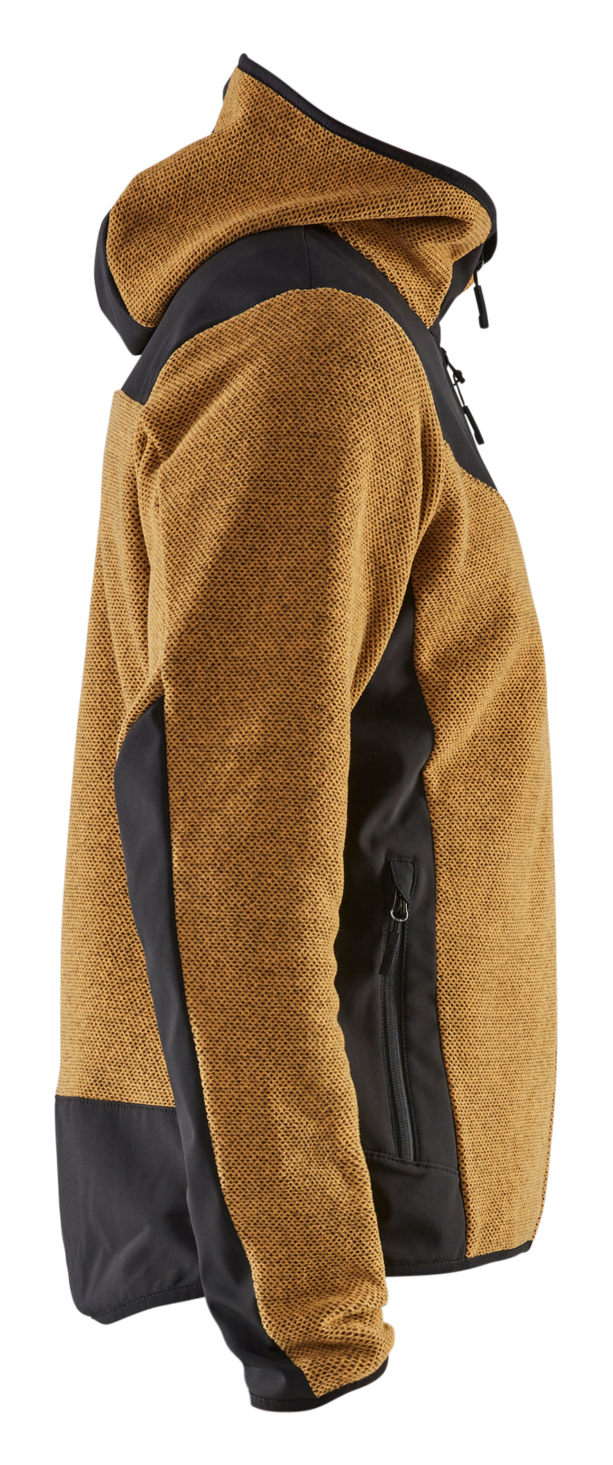 Blåkläder 5940 Strikket Jakke med Softshell detalje til broderi