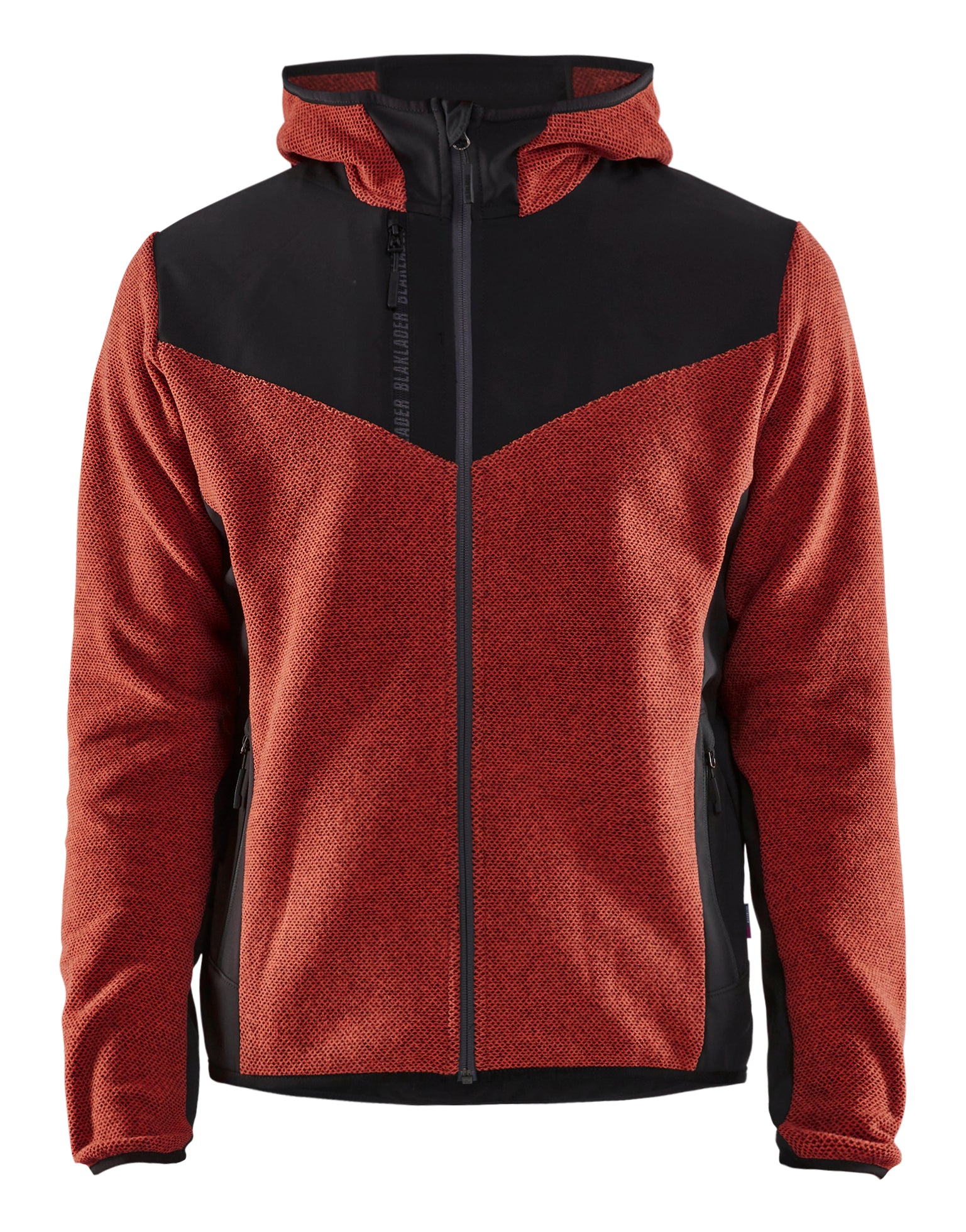 Blåkläder 5940 Strikket Jakke med Softshell detalje med firmalogo