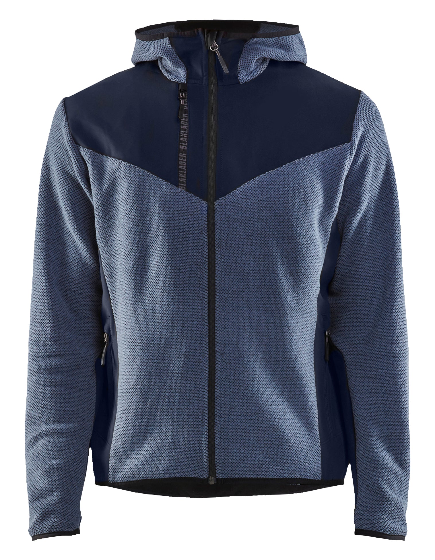 Blåkläder 5940 Strikket Jakke med Softshell produktfoto med firmalogo