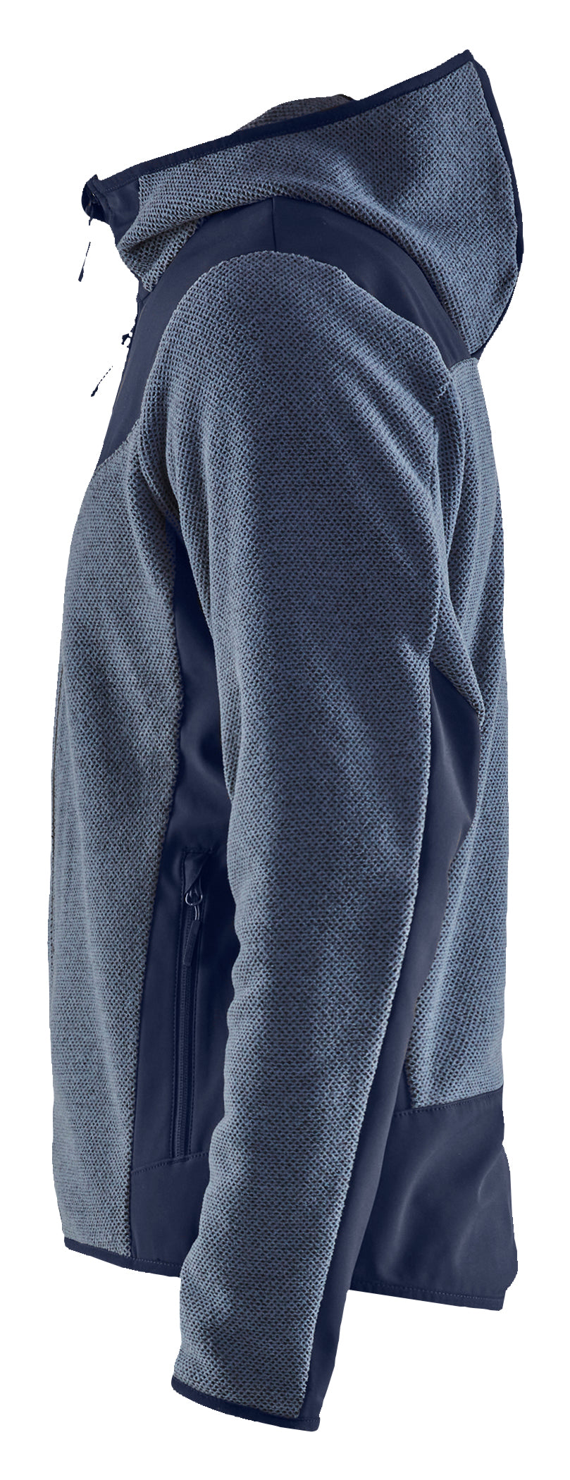 Blåkläder 5940 Strikket Jakke med Softshell materiale med tryk