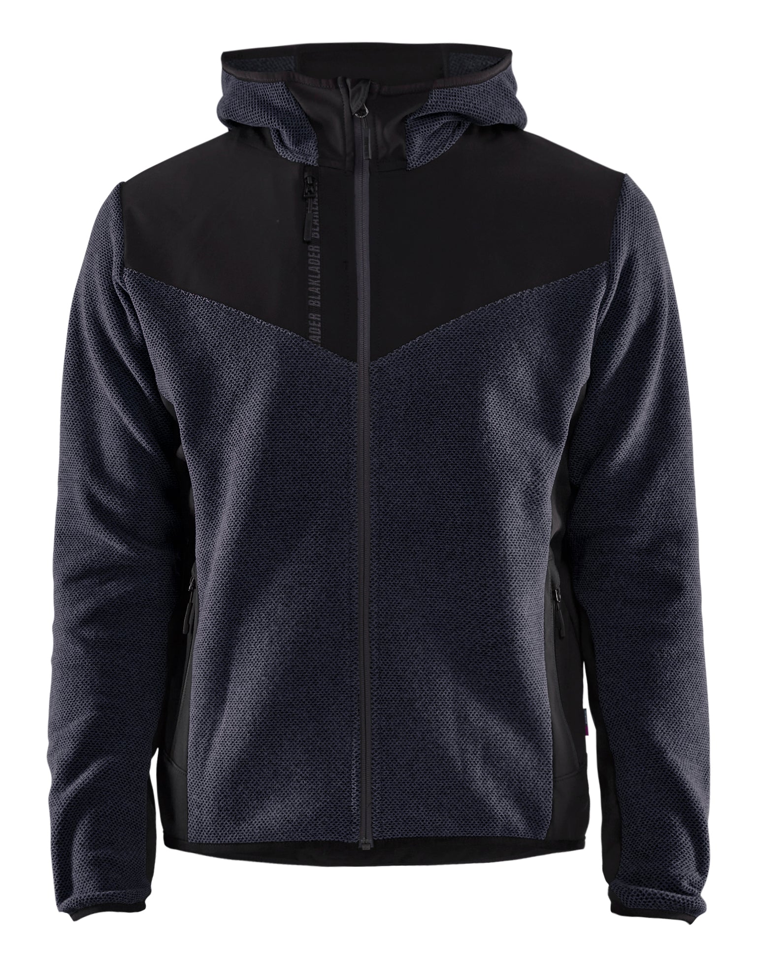 Blåkläder 5940 Strikket Jakke med Softshell produktbillede med firmalogo