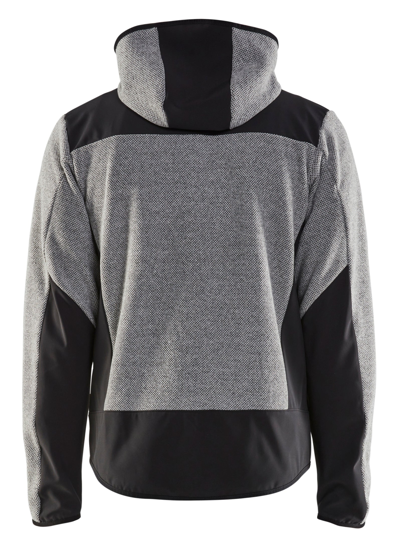 Blåkläder 5940 Strikket Jakke med Softshell produktbillede med logo