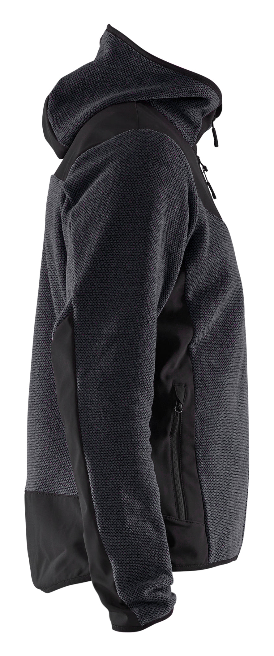 Blåkläder 5940 Strikket Jakke med Softshell produktfoto til broderi