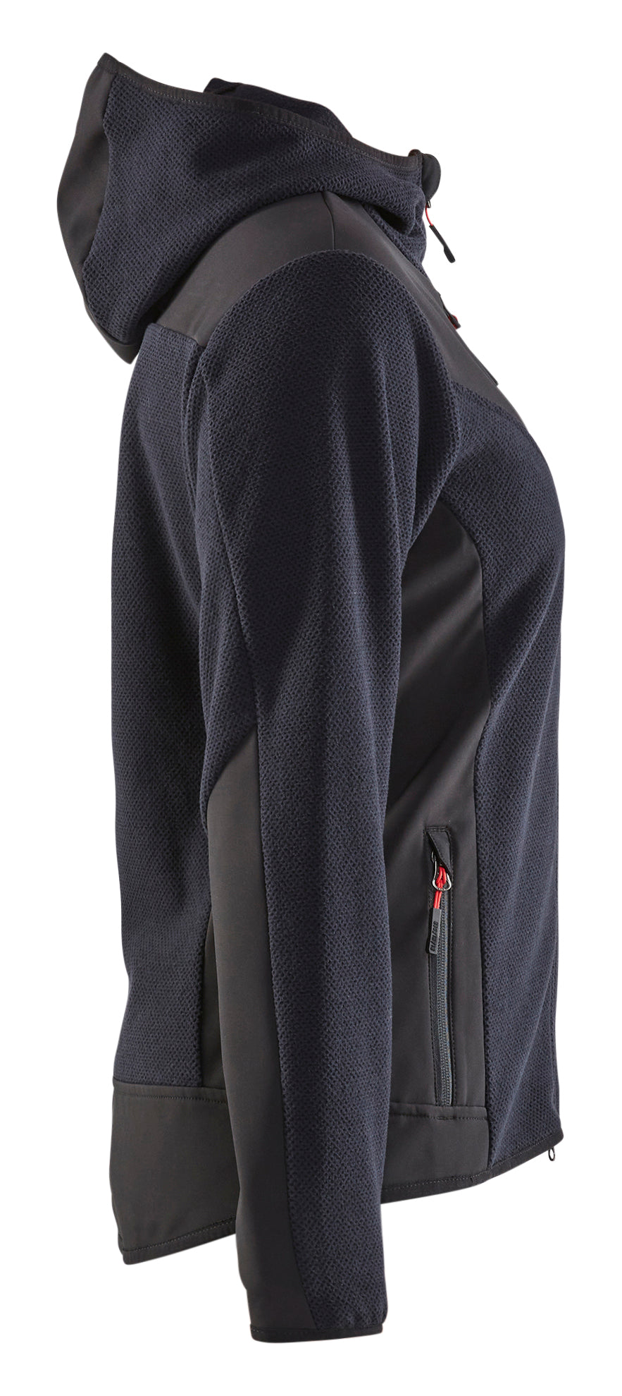 Blåkläder 5941 Dame Strikket Jakke med softshell detalje til broderi