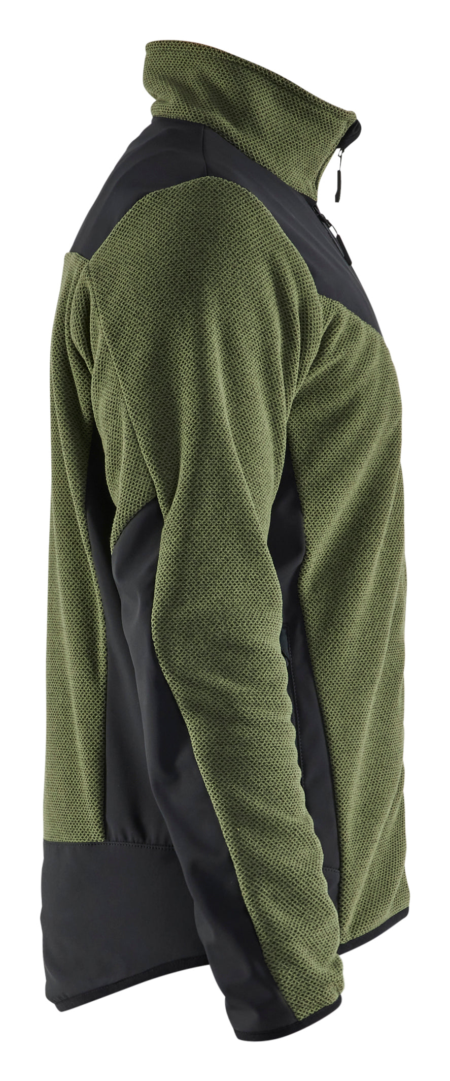 Blåkläder 5942 Strikket Jakke med Softshell detalje til broderi