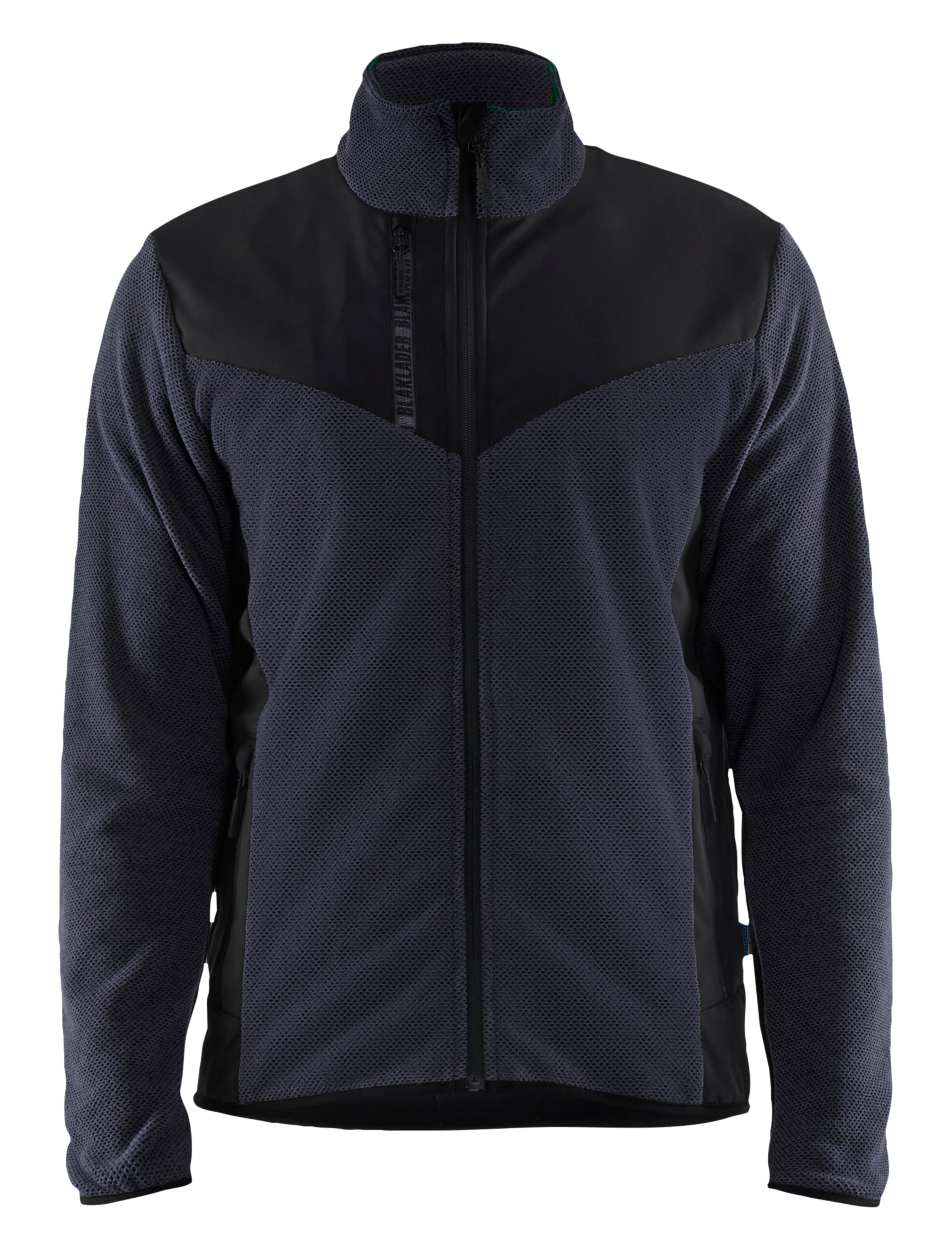 Blåkläder 5942 Strikket Jakke med Softshell materiale med firmalogo