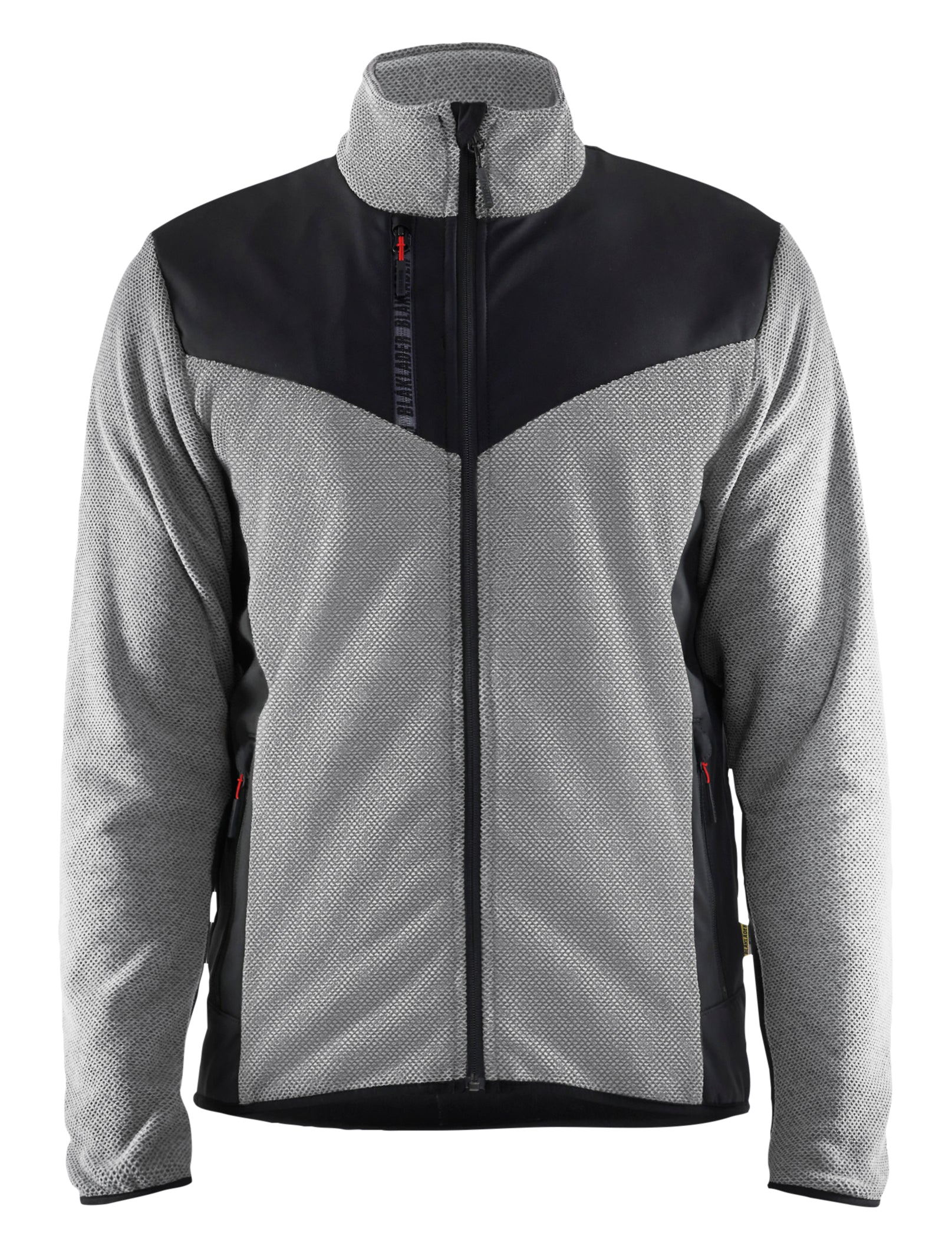 Blåkläder 5942 Strikket Jakke med Softshell detalje med firmalogo