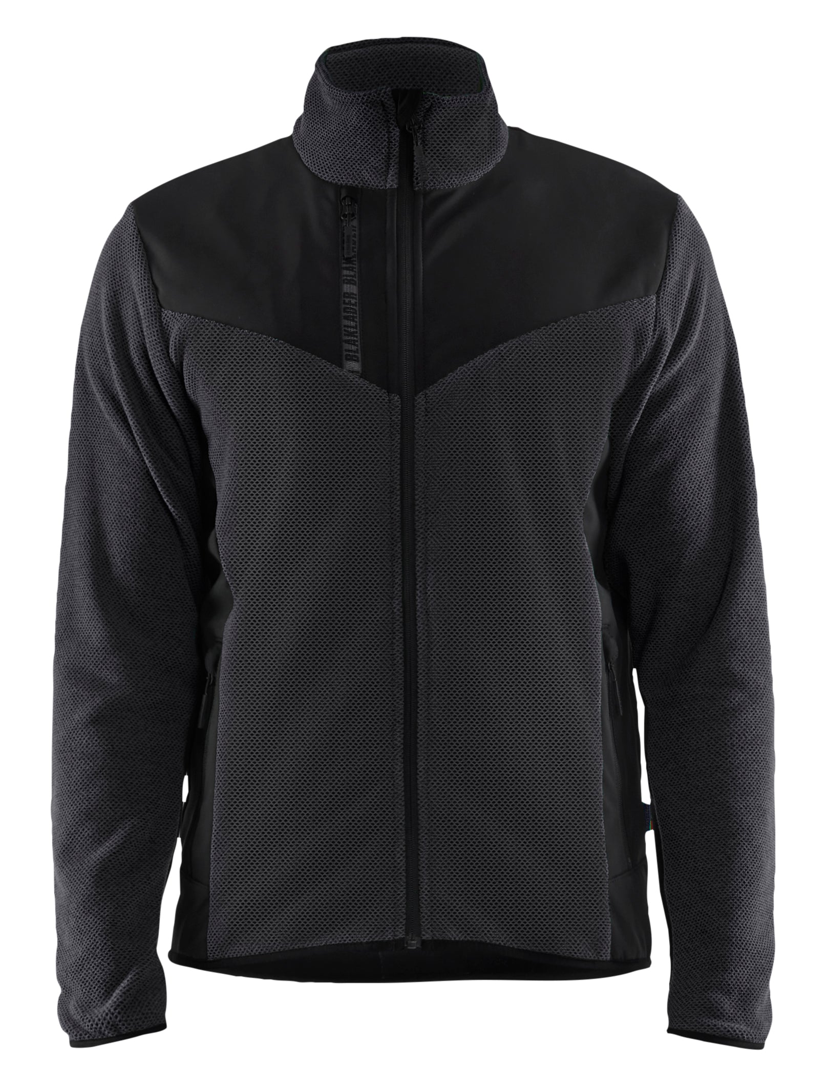 Blåkläder 5942 Strikket Jakke med Softshell produktfoto med firmalogo