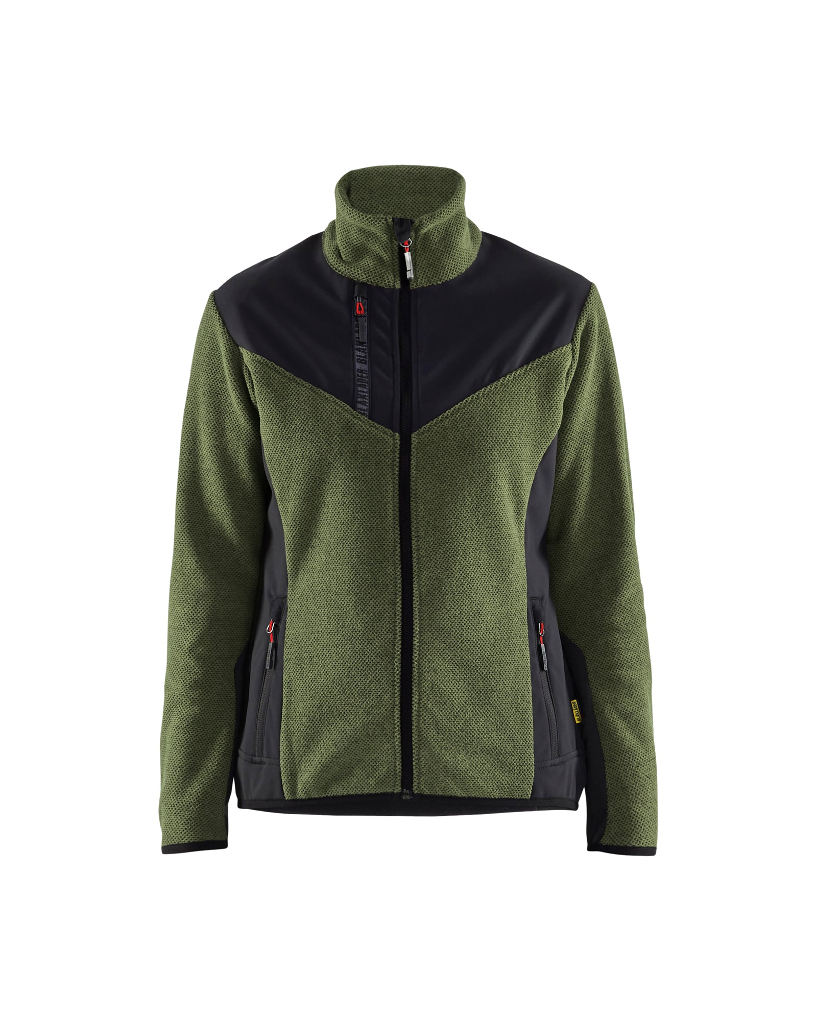 Blåkläder Dame Strikket jakke med Softshell