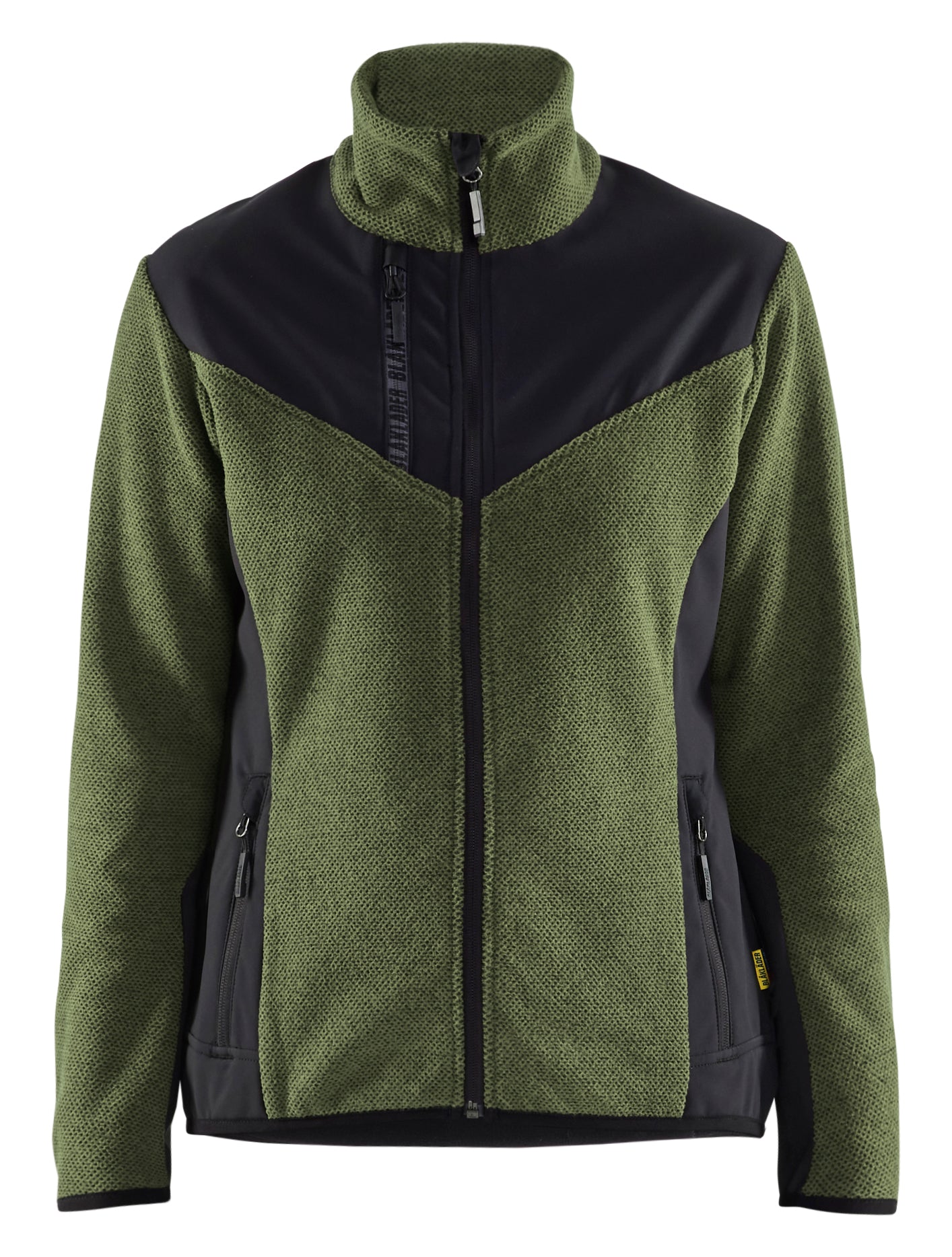 Dame Strikket jakke med Softshell