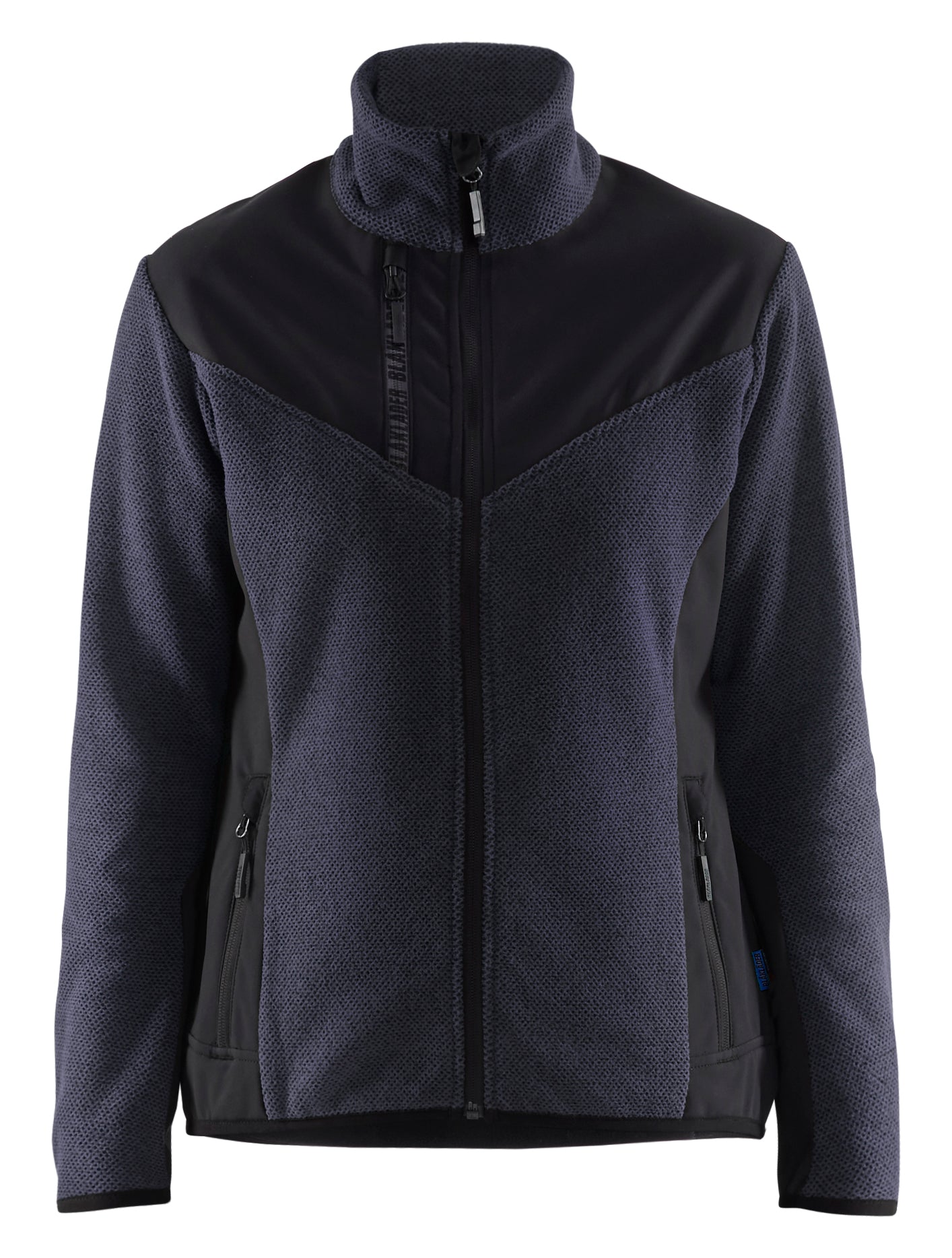 Blåkläder 5943 Dame Strikket jakke med Softshell materiale med firmalogo