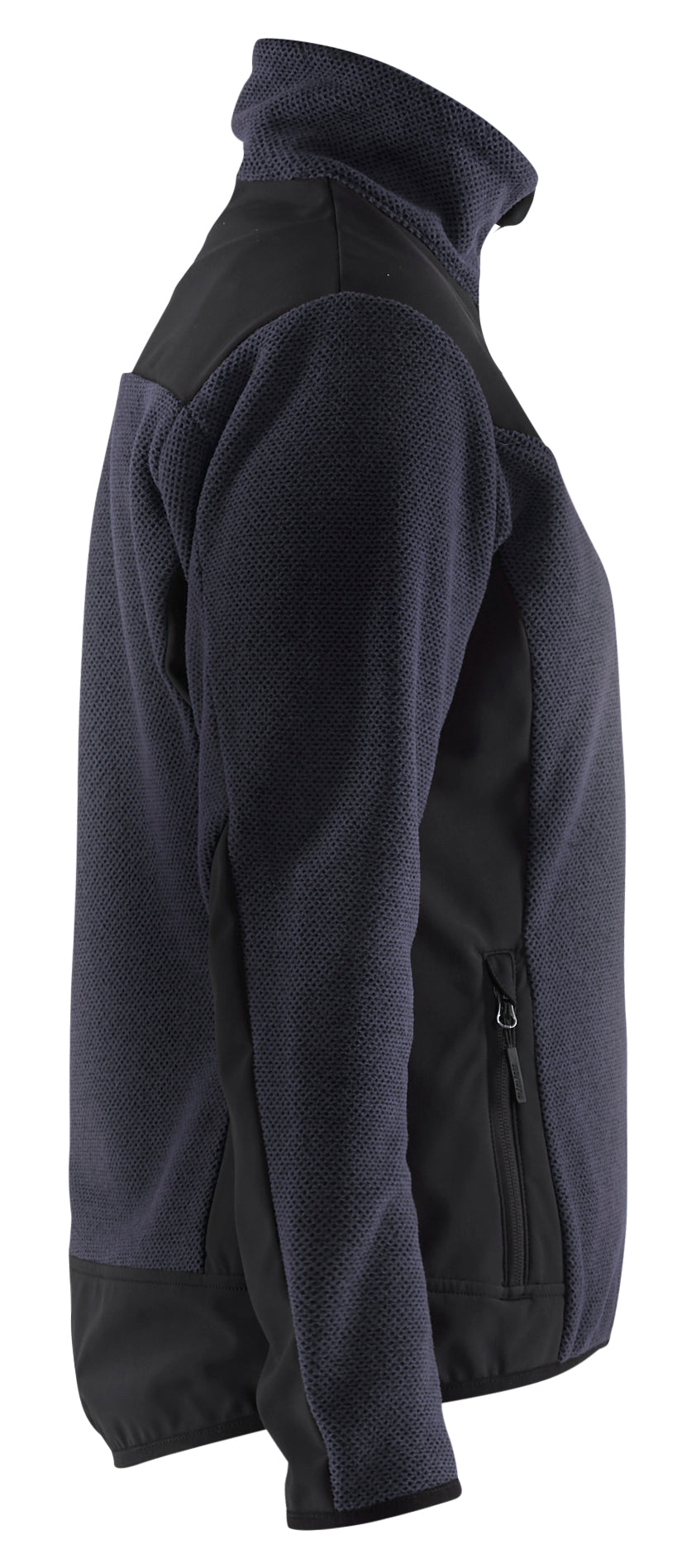 Blåkläder 5943 Dame Strikket jakke med Softshell produktfoto til broderi