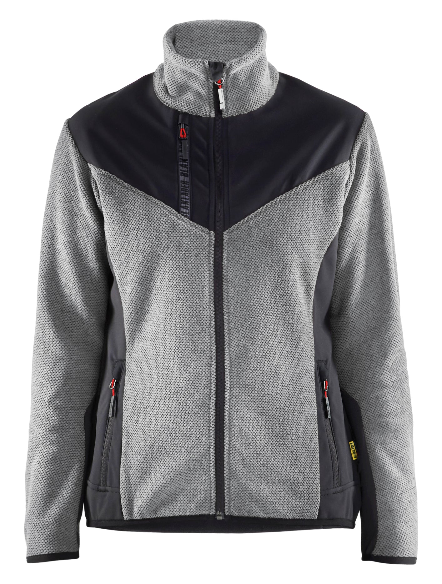 Blåkläder 5943 Dame Strikket jakke med Softshell detalje med firmalogo