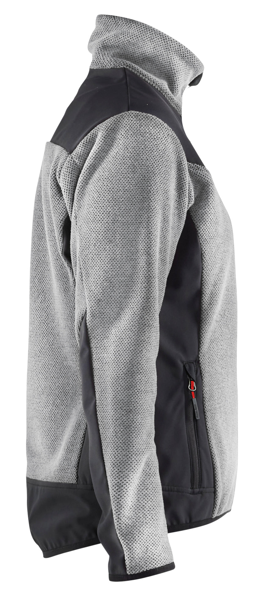 Blåkläder 5943 Dame Strikket jakke med Softshell produktbillede til broderi