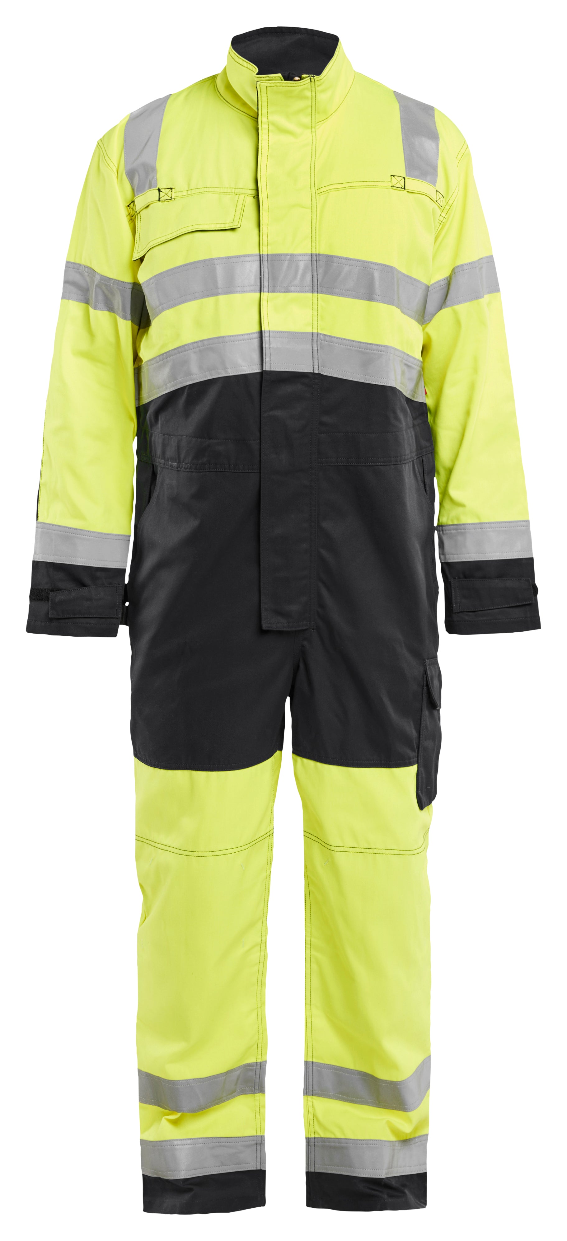 Blåkläder 6373 High Vis Kedeldragt materiale med firmalogo