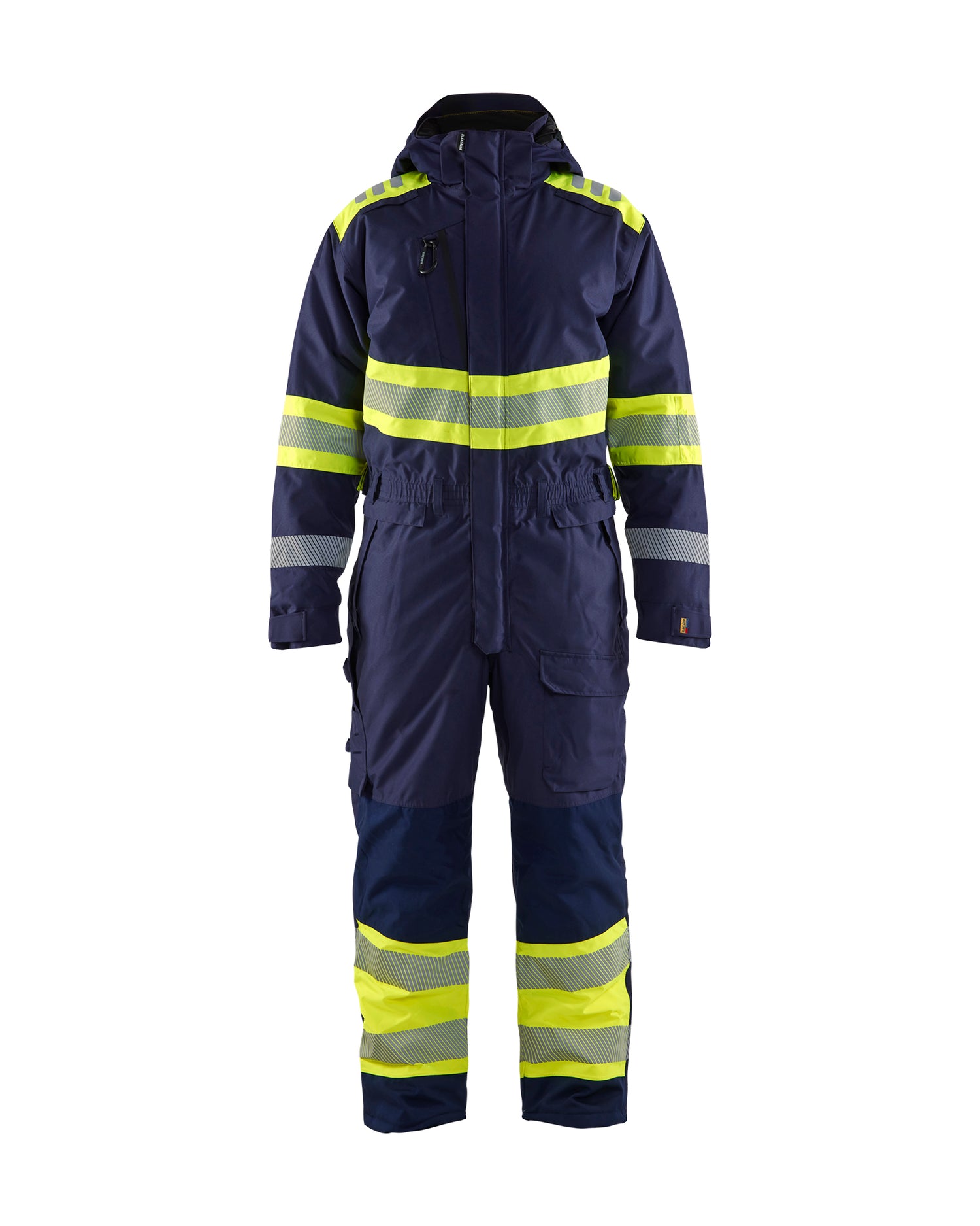 Blåkläder 6720 High Vis Vinter Kedeldragt, Marineblå/High Vis Gul