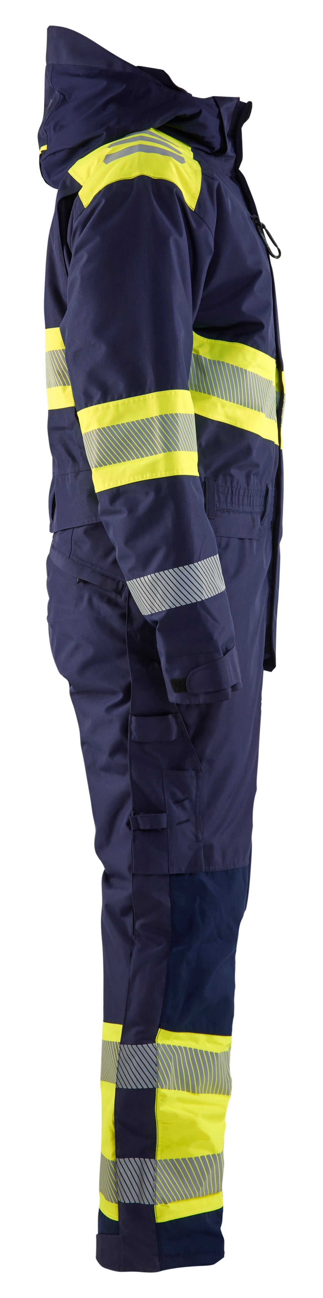 Blåkläder 6720 High Vis Vinter Kedeldragt detalje til broderi