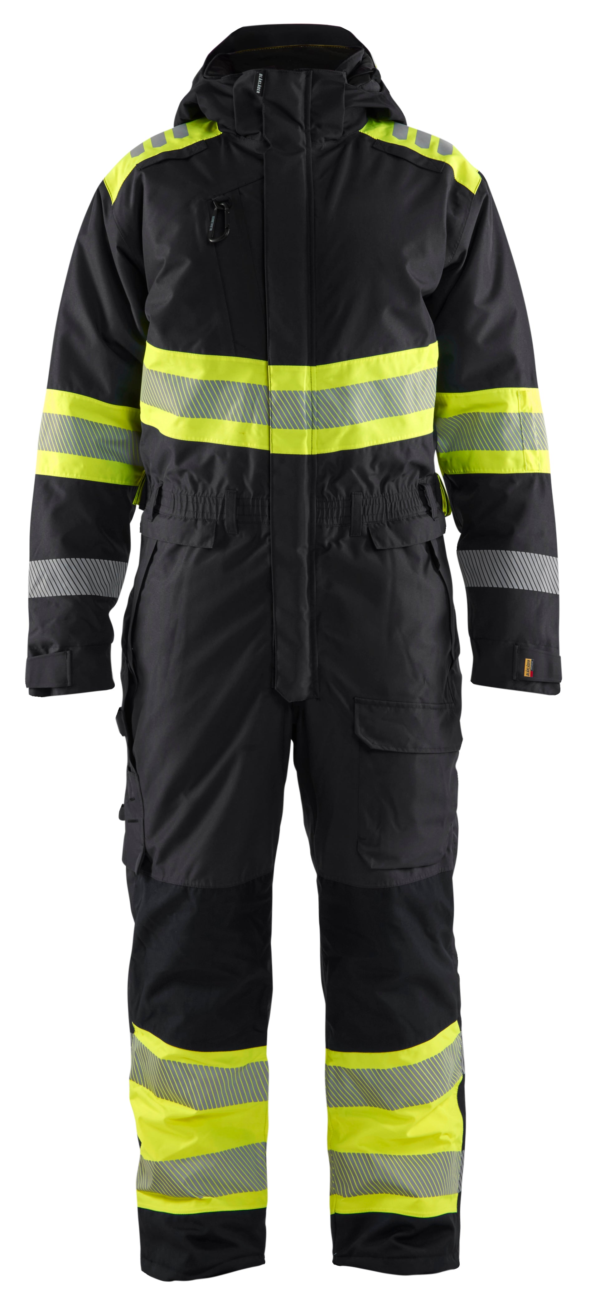 Blåkläder 6720 High Vis Vinter Kedeldragt materiale med firmalogo