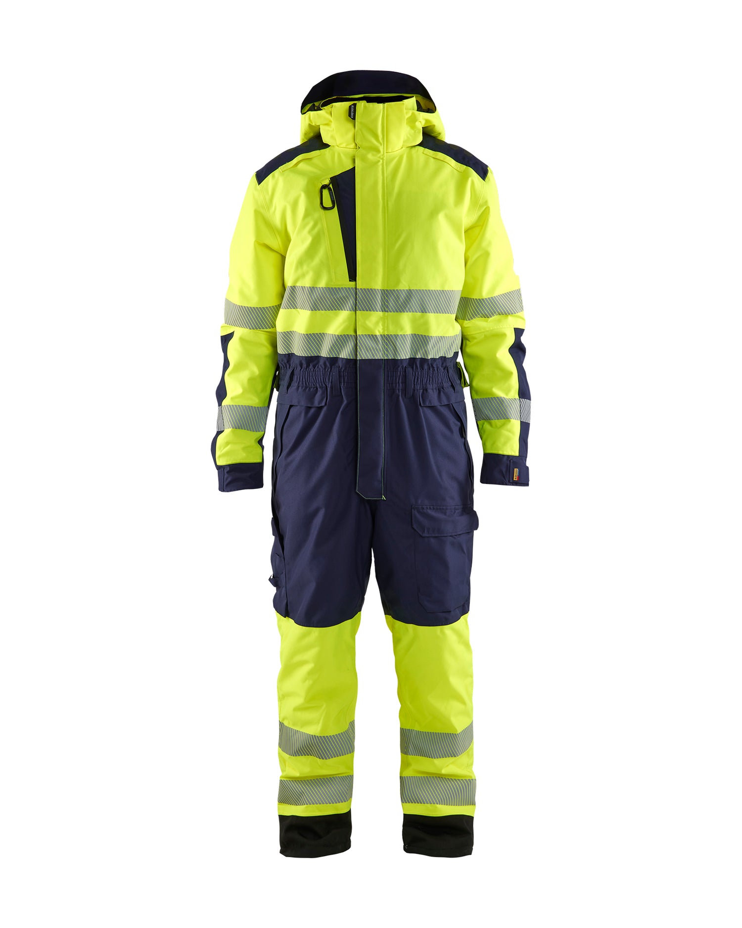 Blåkläder 6725 High Vis Vinter Kedeldragt, High Vis Gul/Marineblå