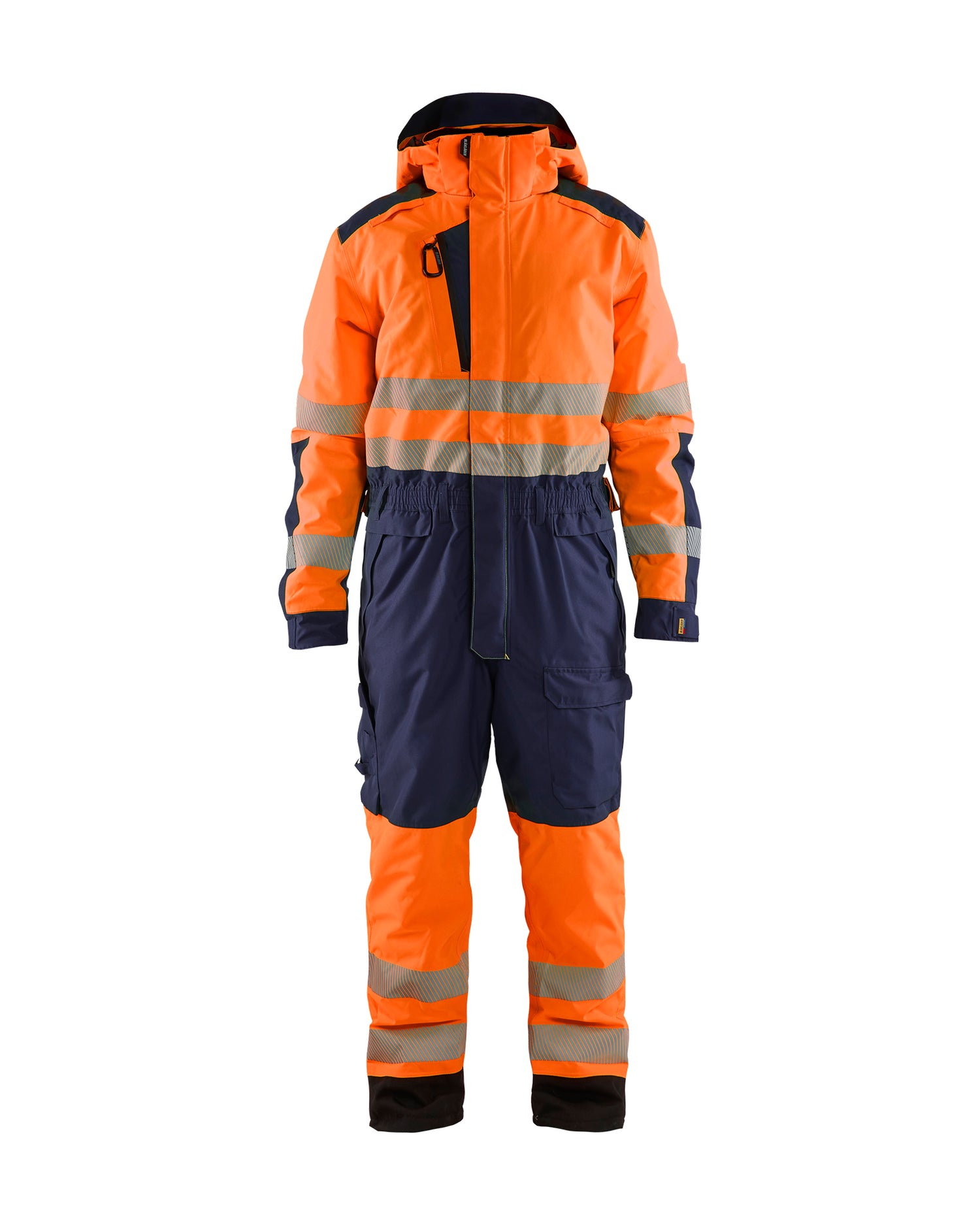 Blåkläder 6725 High Vis Vinter Kedeldragt, High Vis Orange/Marineblå