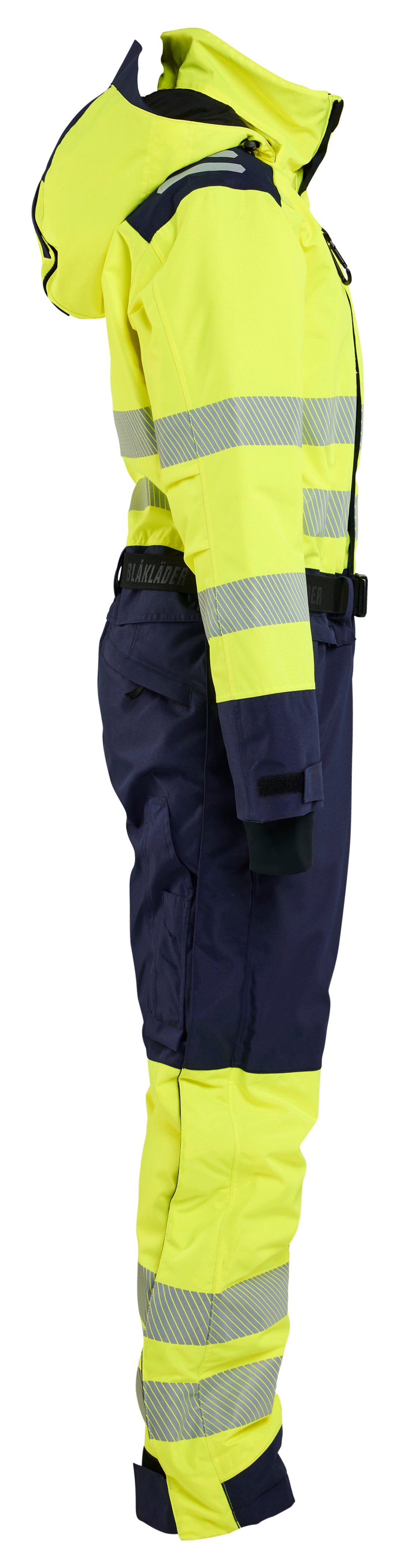 Blåkläder 6726 Dame High Vis Vinterkedeldragt detalje til broderi