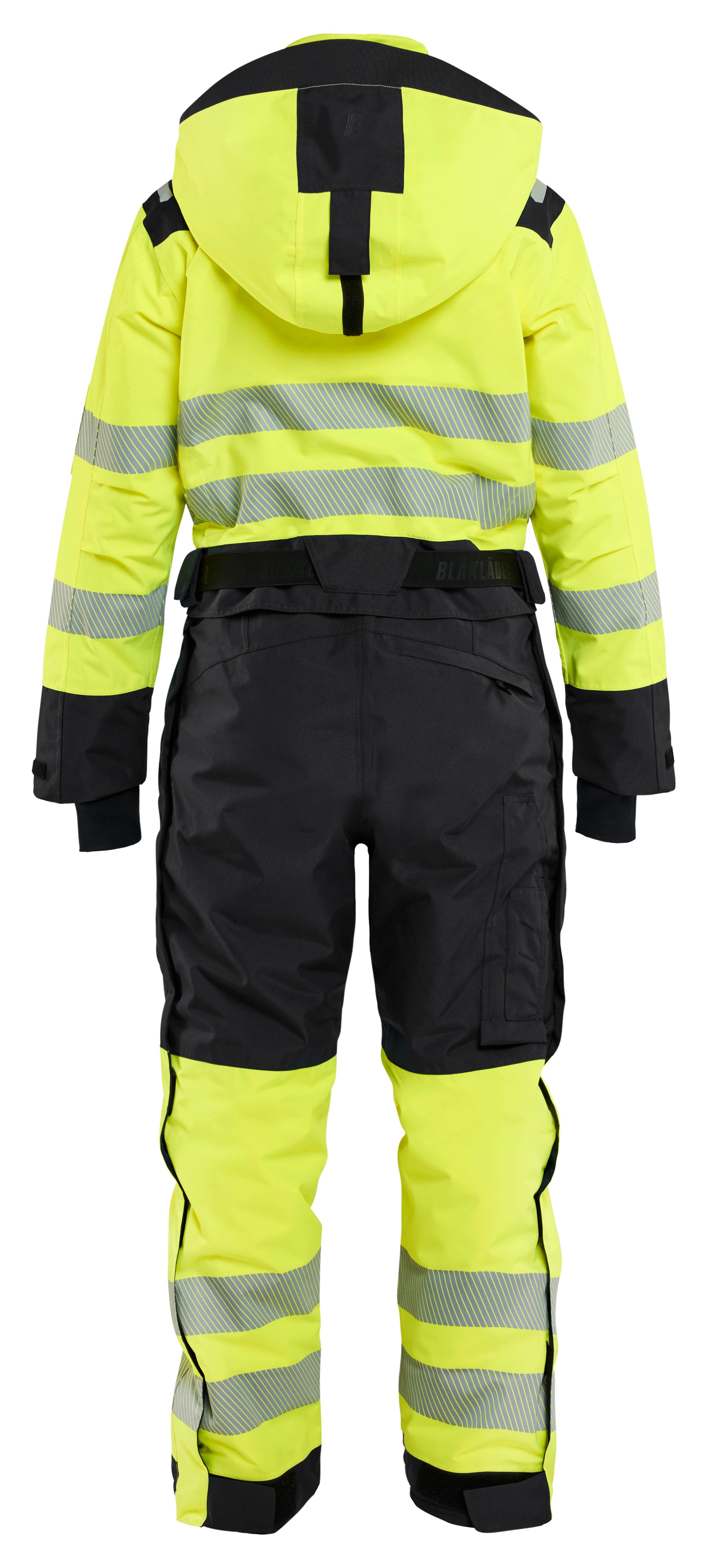 Blåkläder 6726 Dame High Vis Vinterkedeldragt nærbillede med logo